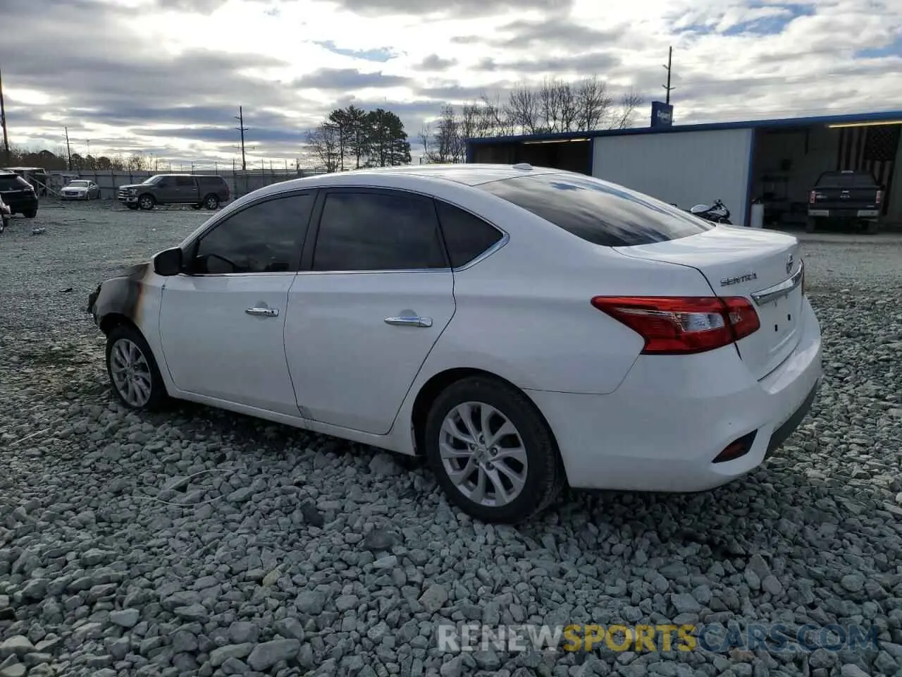2 Photograph of a damaged car 3N1AB7AP5KY447342 NISSAN SENTRA 2019