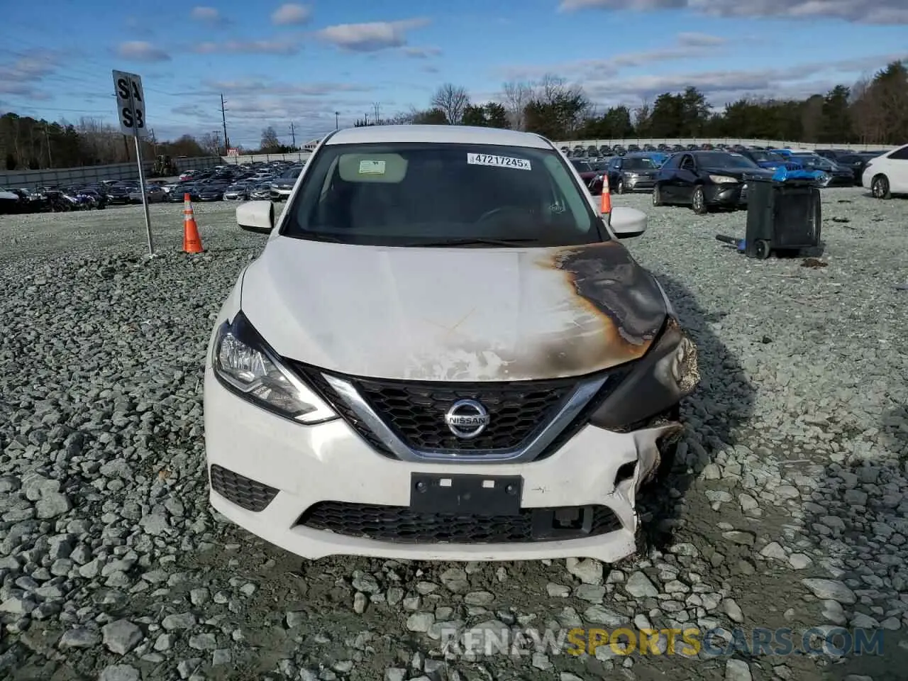 5 Photograph of a damaged car 3N1AB7AP5KY447342 NISSAN SENTRA 2019