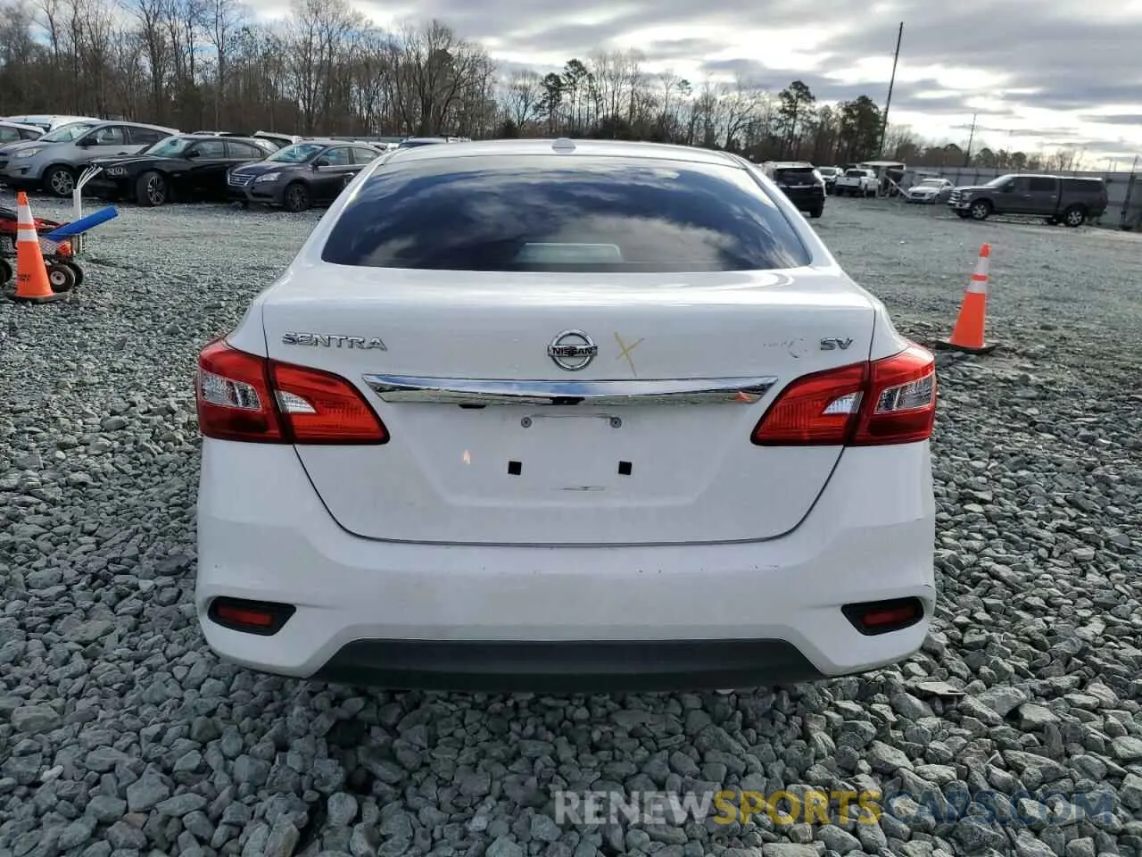 6 Photograph of a damaged car 3N1AB7AP5KY447342 NISSAN SENTRA 2019