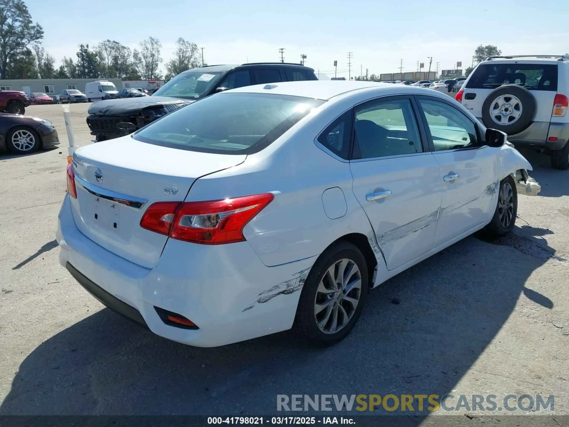 4 Photograph of a damaged car 3N1AB7AP5KY449382 NISSAN SENTRA 2019