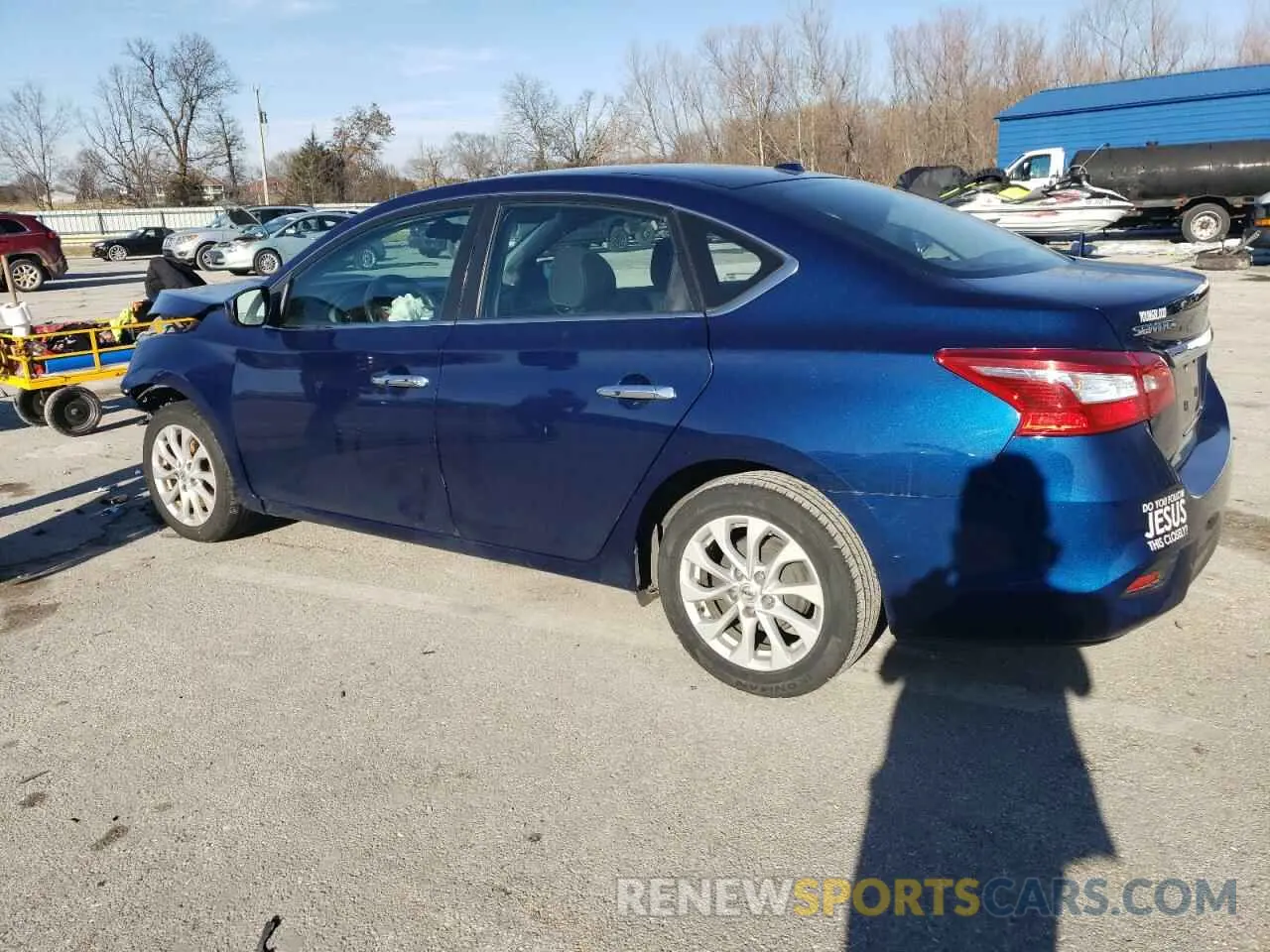 2 Photograph of a damaged car 3N1AB7AP5KY449589 NISSAN SENTRA 2019