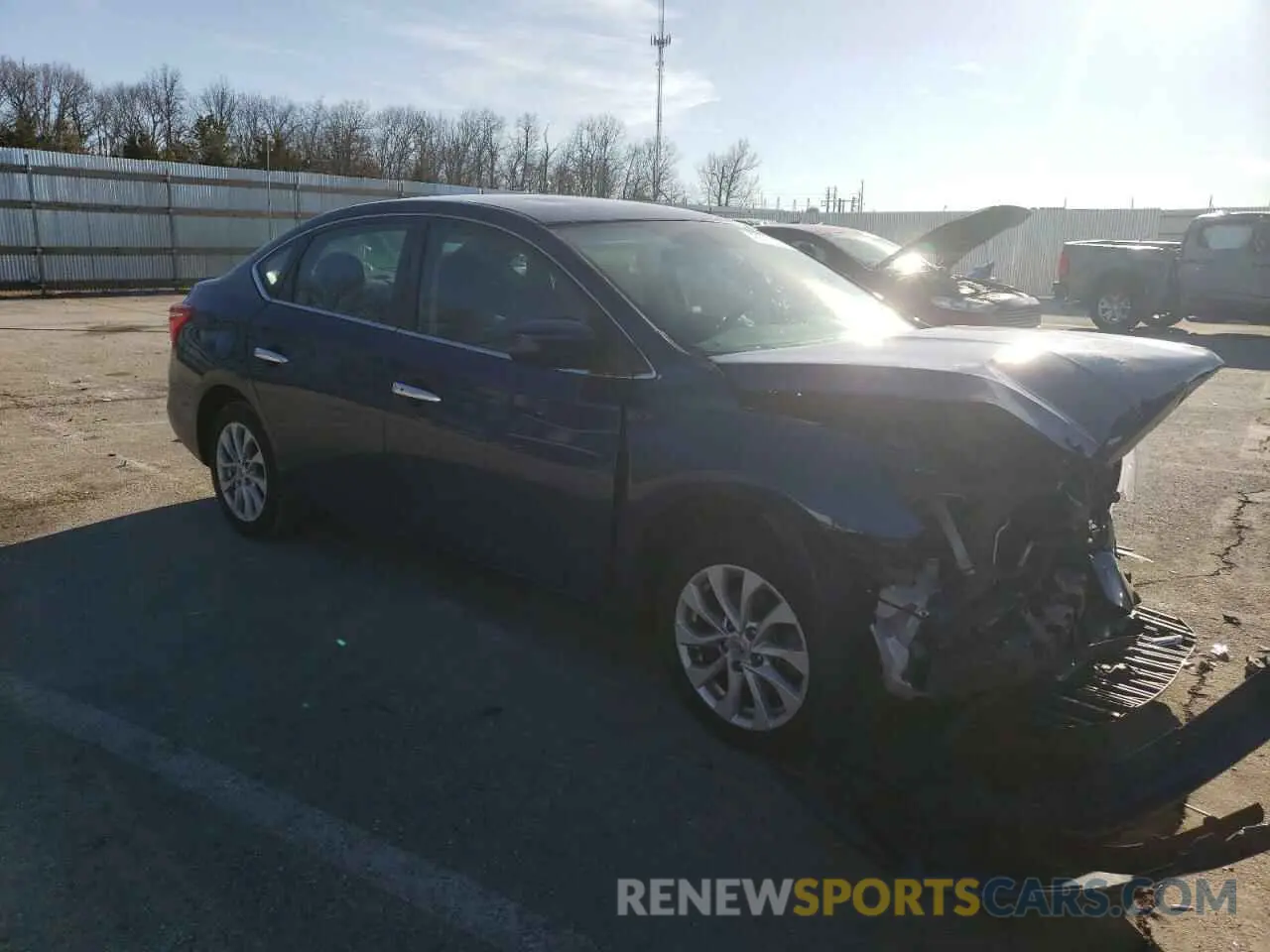 4 Photograph of a damaged car 3N1AB7AP5KY449589 NISSAN SENTRA 2019