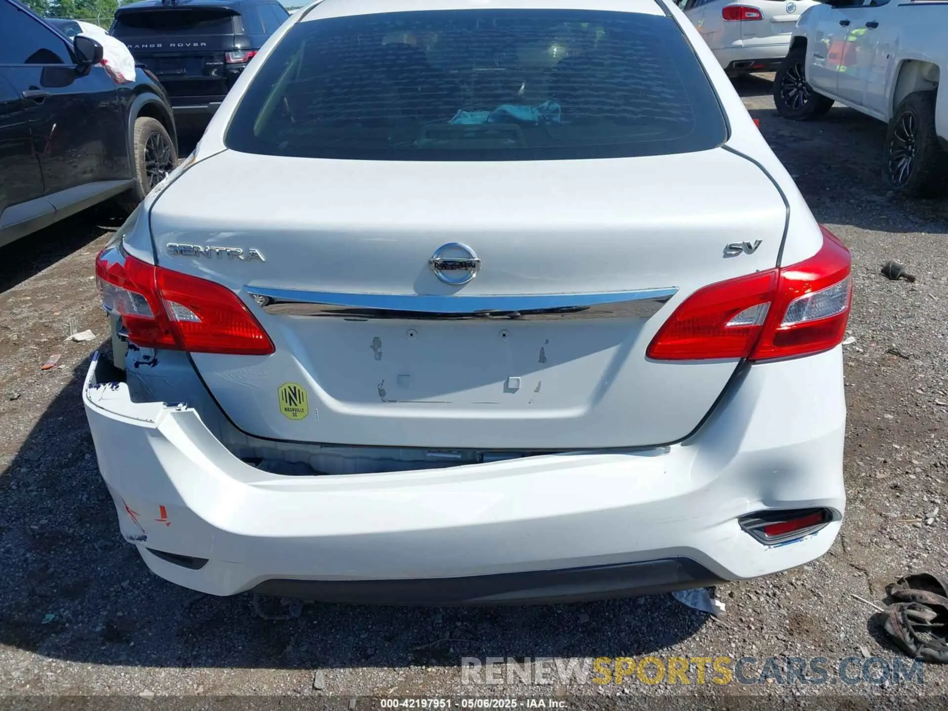 17 Photograph of a damaged car 3N1AB7AP5KY455635 NISSAN SENTRA 2019