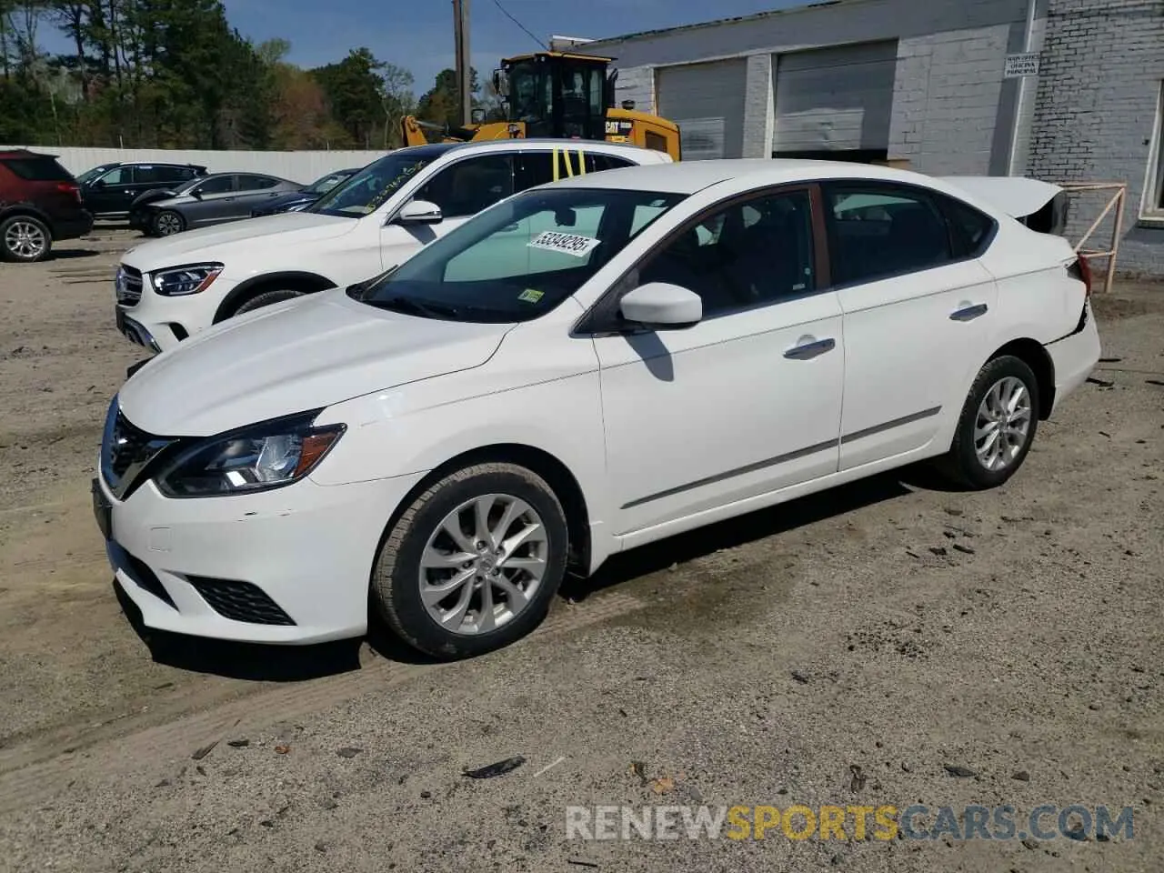 1 Photograph of a damaged car 3N1AB7AP6KL607998 NISSAN SENTRA 2019