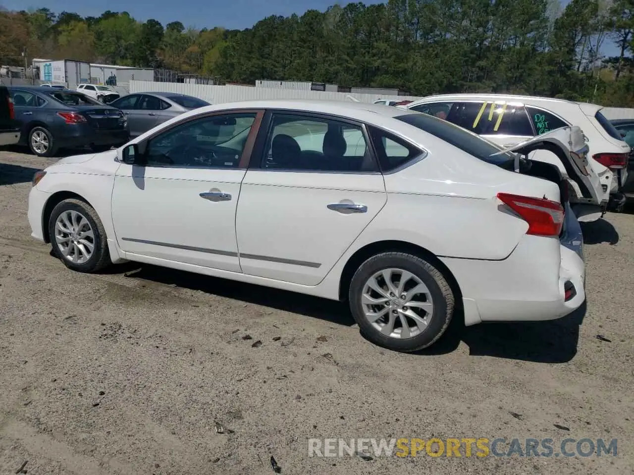 2 Photograph of a damaged car 3N1AB7AP6KL607998 NISSAN SENTRA 2019
