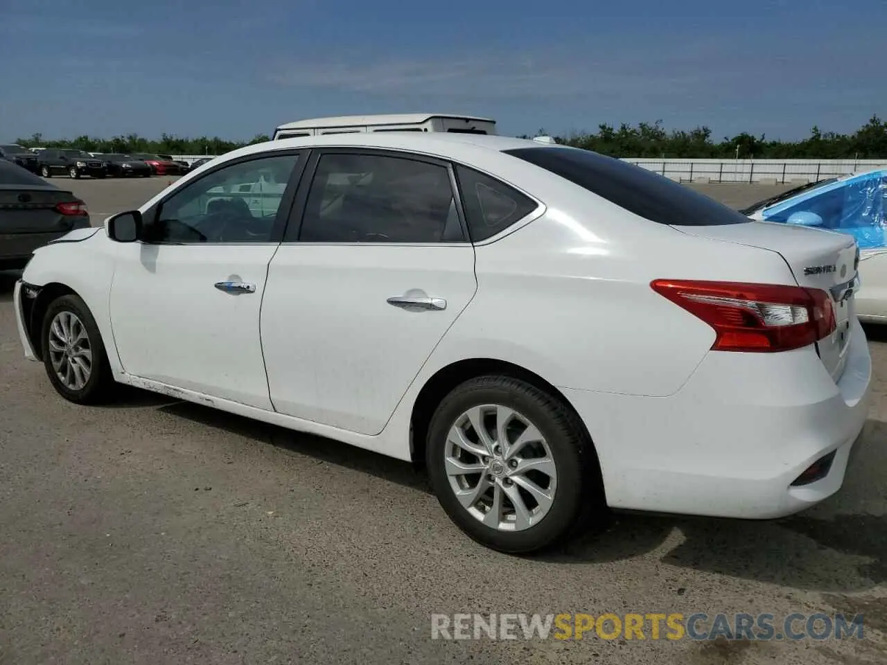 2 Photograph of a damaged car 3N1AB7AP6KL612599 NISSAN SENTRA 2019