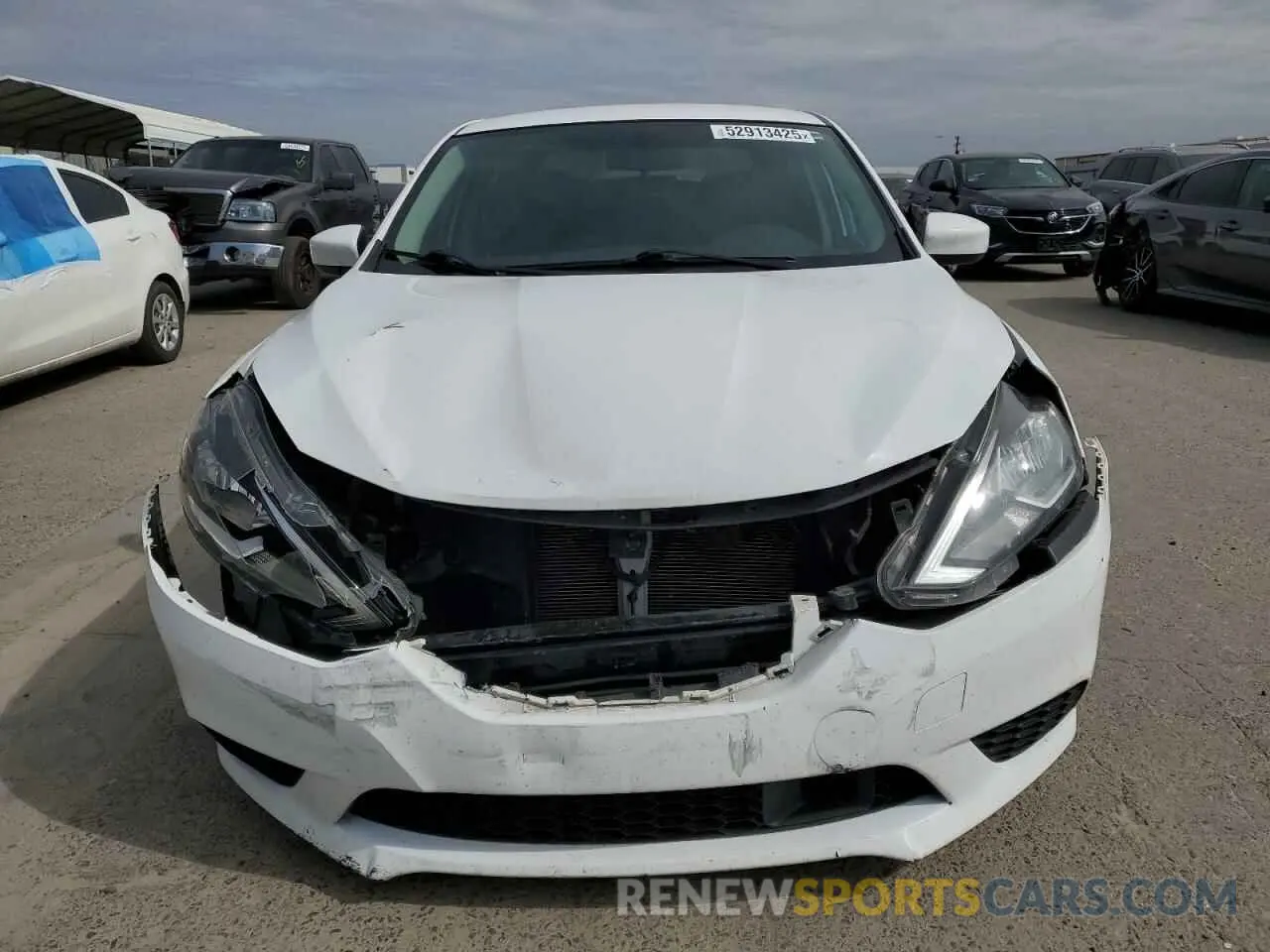 5 Photograph of a damaged car 3N1AB7AP6KL612599 NISSAN SENTRA 2019