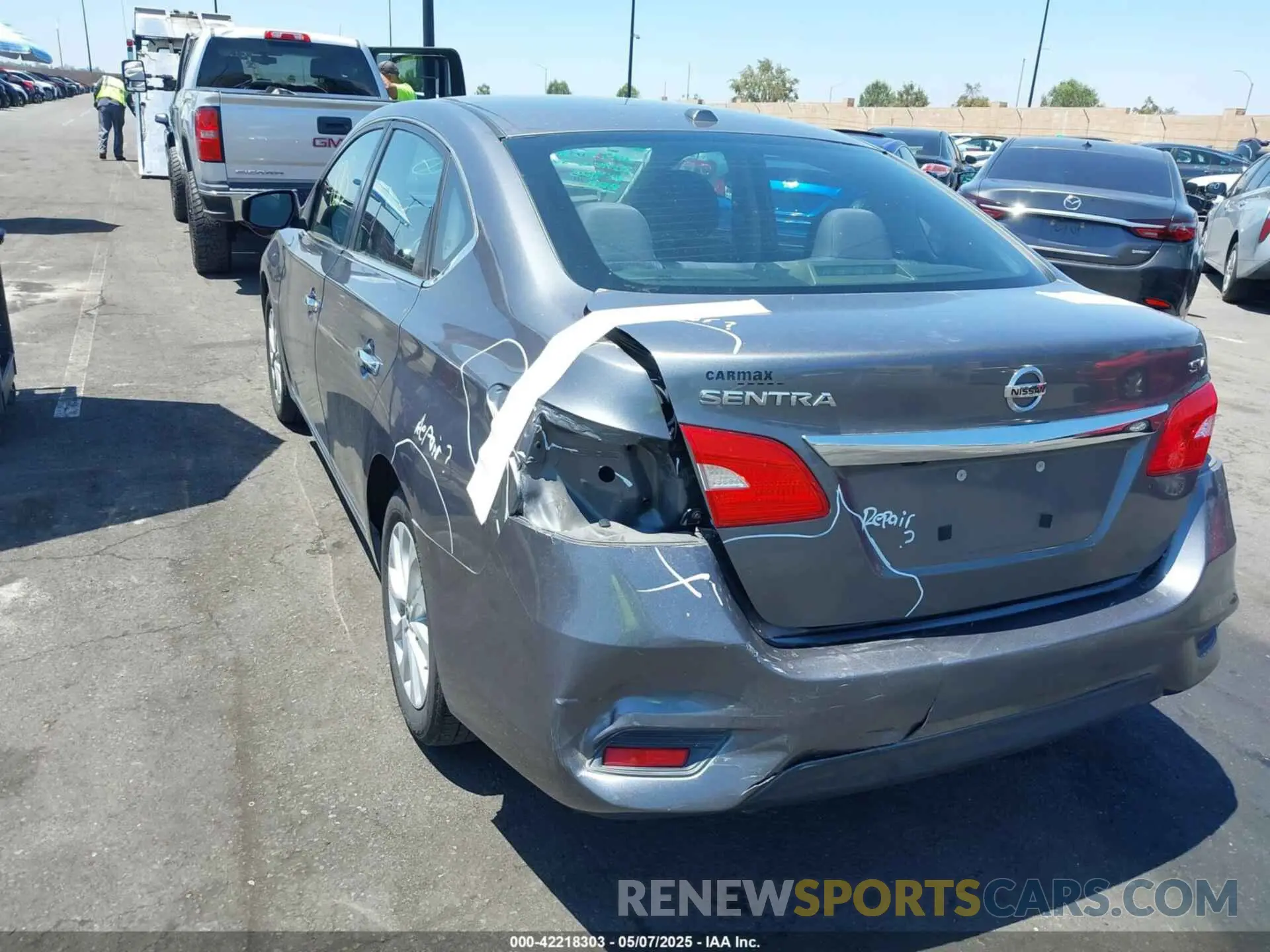 3 Photograph of a damaged car 3N1AB7AP6KL612618 NISSAN SENTRA 2019