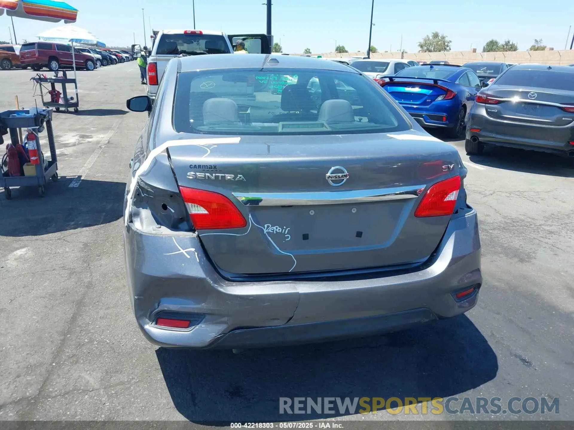 6 Photograph of a damaged car 3N1AB7AP6KL612618 NISSAN SENTRA 2019