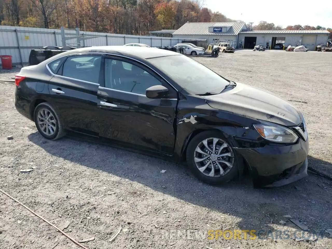 4 Photograph of a damaged car 3N1AB7AP6KL613137 NISSAN SENTRA 2019