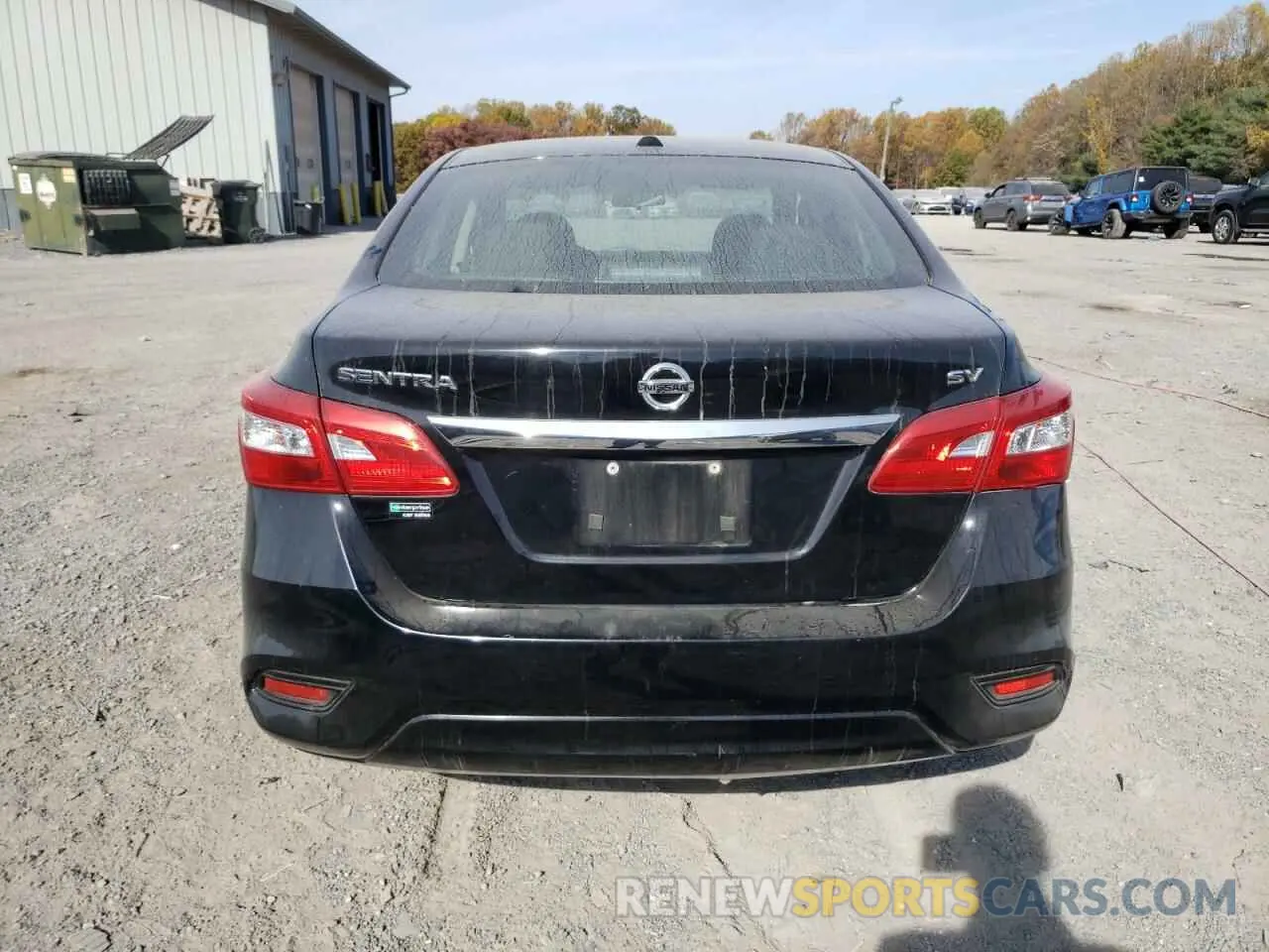 6 Photograph of a damaged car 3N1AB7AP6KL613137 NISSAN SENTRA 2019