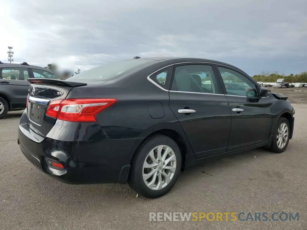 3 Photograph of a damaged car 3N1AB7AP6KL614577 NISSAN SENTRA 2019