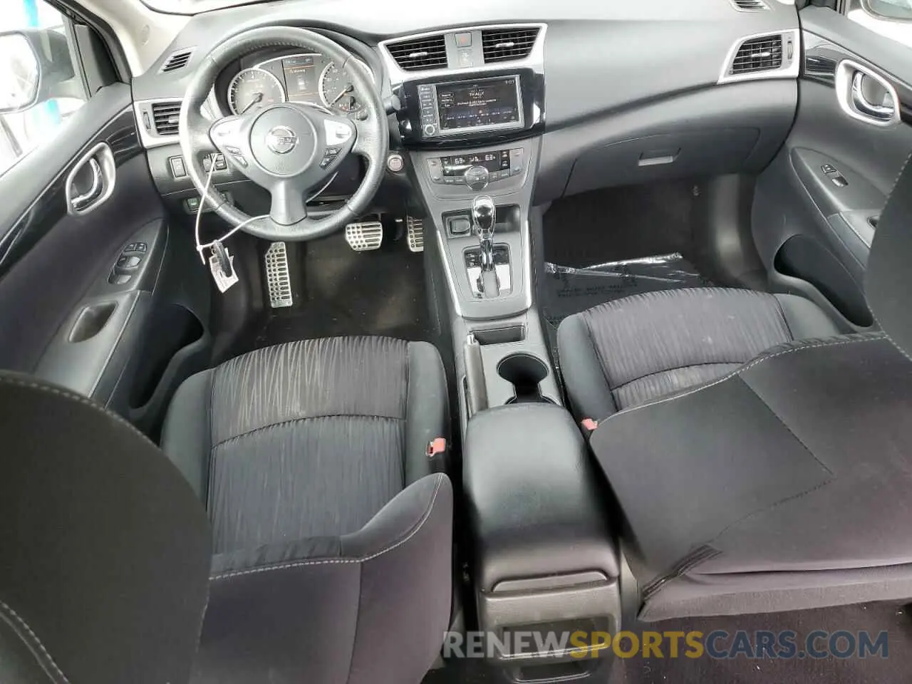 8 Photograph of a damaged car 3N1AB7AP6KL614577 NISSAN SENTRA 2019