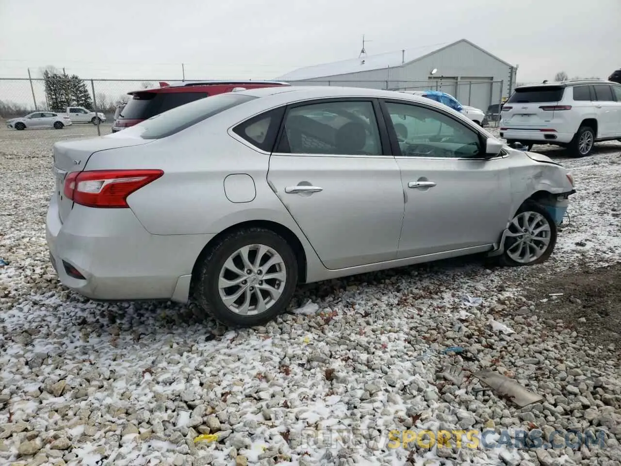 3 Photograph of a damaged car 3N1AB7AP6KL614837 NISSAN SENTRA 2019