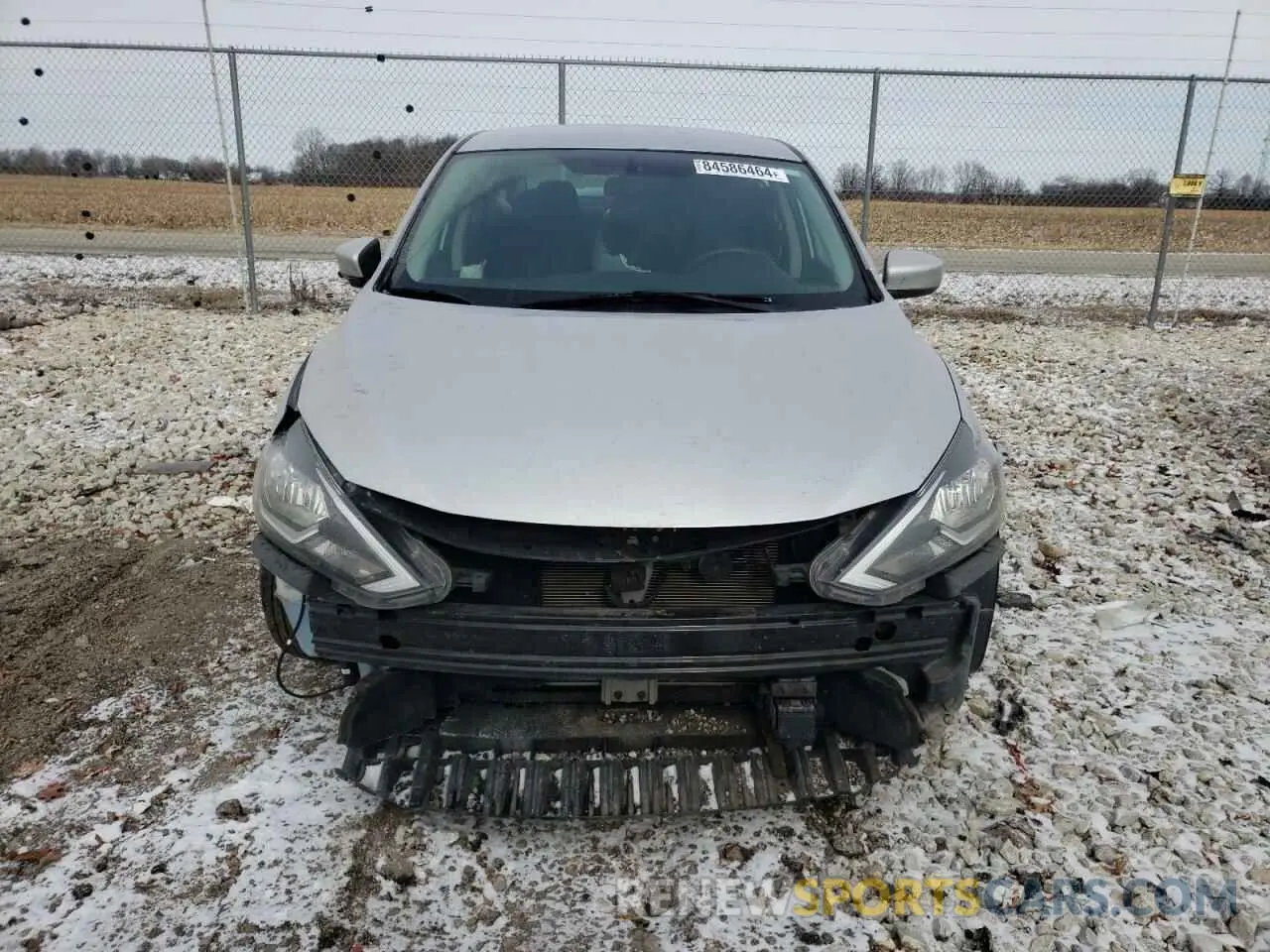 5 Photograph of a damaged car 3N1AB7AP6KL614837 NISSAN SENTRA 2019