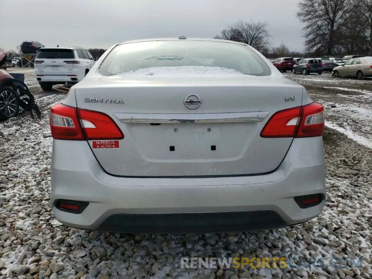 6 Photograph of a damaged car 3N1AB7AP6KL614837 NISSAN SENTRA 2019
