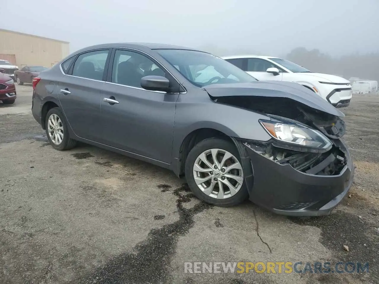 4 Photograph of a damaged car 3N1AB7AP6KL621142 NISSAN SENTRA 2019