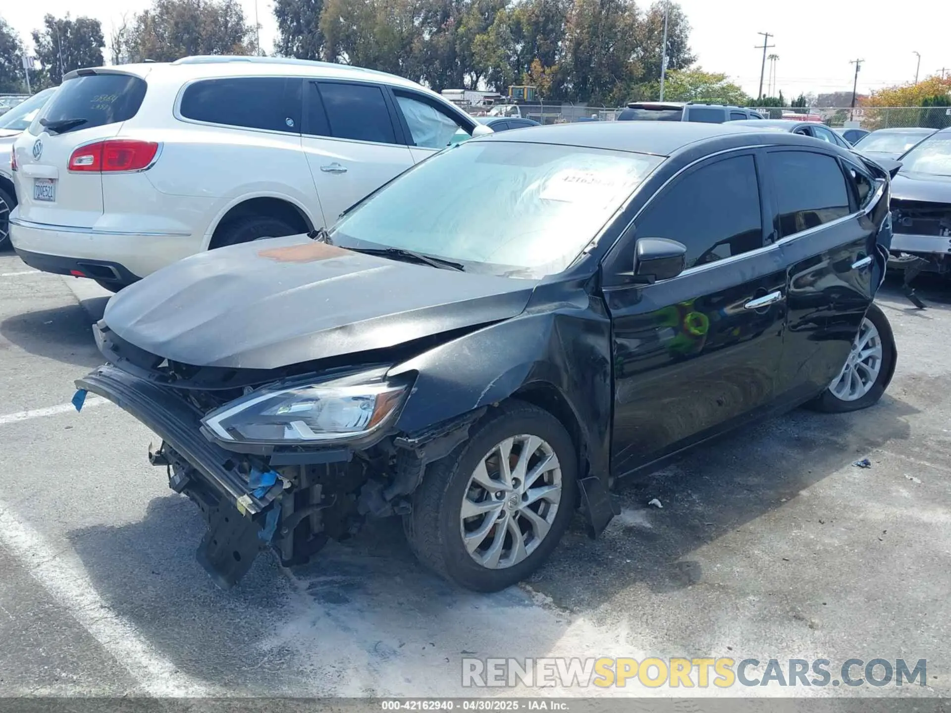 2 Photograph of a damaged car 3N1AB7AP6KL628561 NISSAN SENTRA 2019