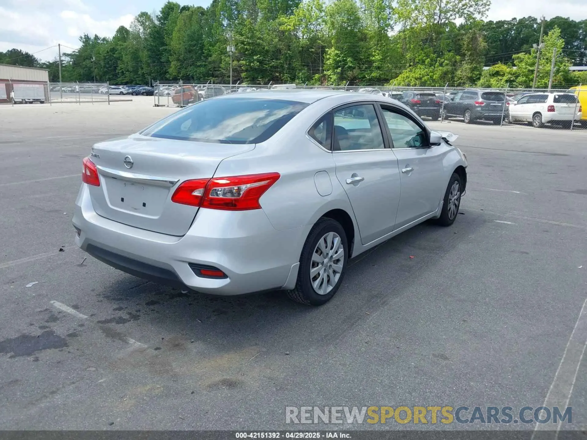 4 Photograph of a damaged car 3N1AB7AP6KY205658 NISSAN SENTRA 2019