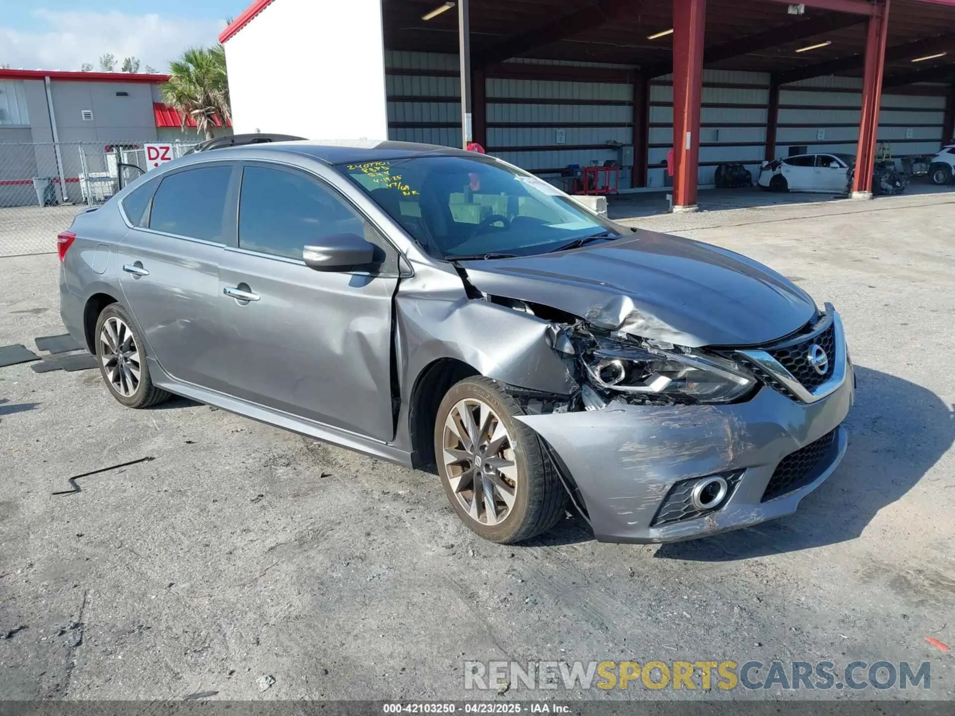1 Photograph of a damaged car 3N1AB7AP6KY213274 NISSAN SENTRA 2019