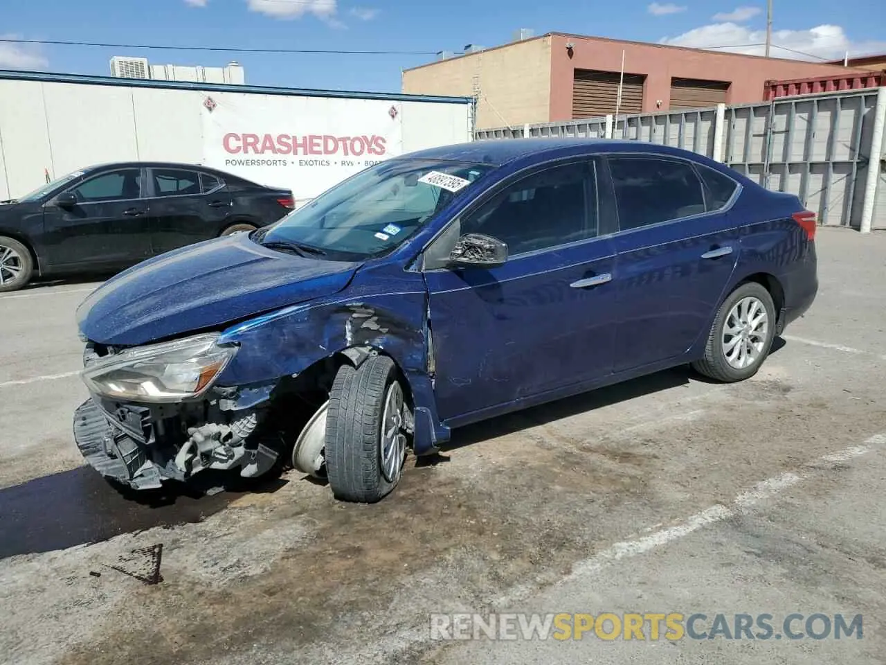 1 Photograph of a damaged car 3N1AB7AP6KY218068 NISSAN SENTRA 2019