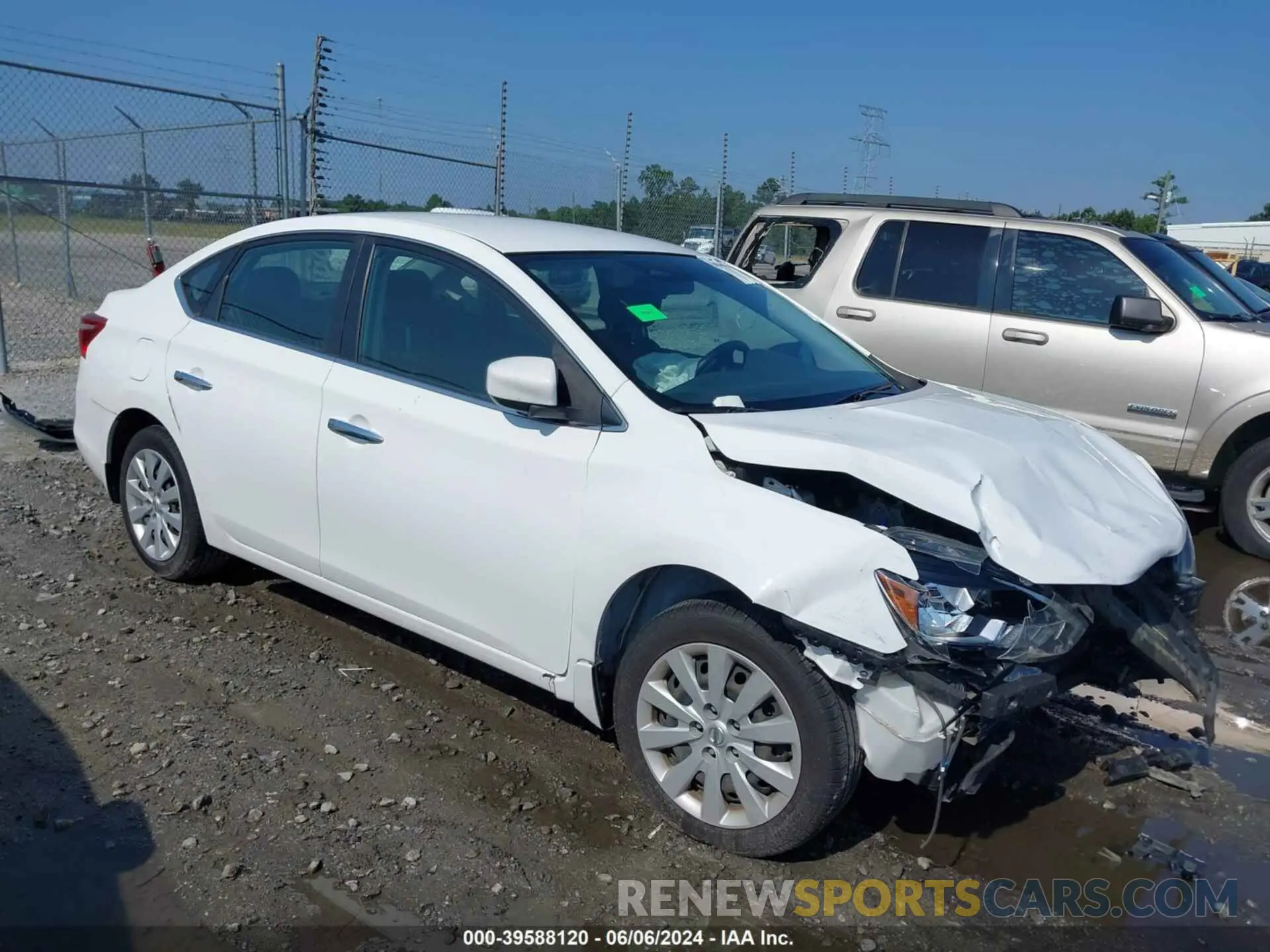1 Photograph of a damaged car 3N1AB7AP6KY220449 NISSAN SENTRA 2019