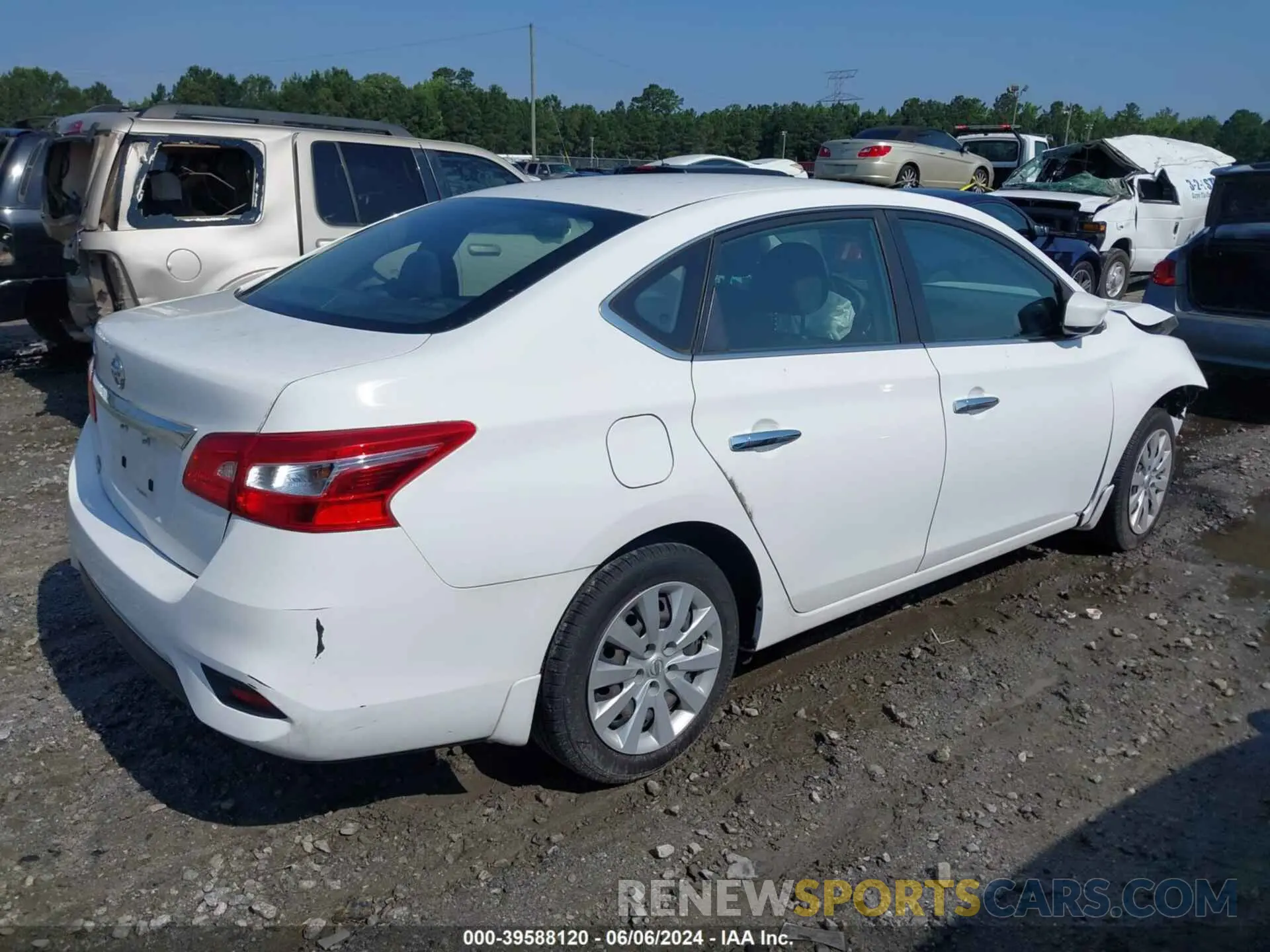 4 Photograph of a damaged car 3N1AB7AP6KY220449 NISSAN SENTRA 2019
