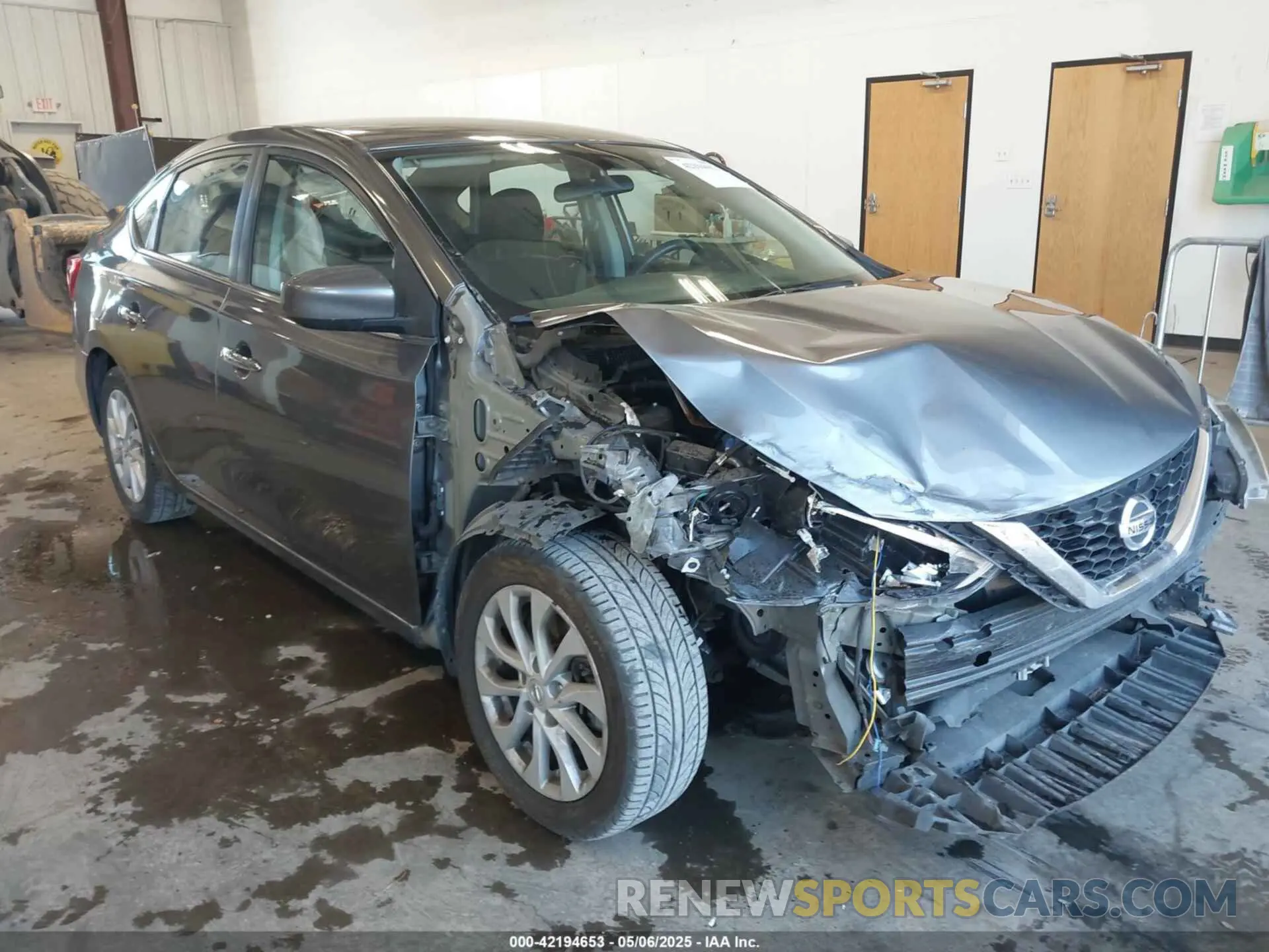 1 Photograph of a damaged car 3N1AB7AP6KY220869 NISSAN SENTRA 2019