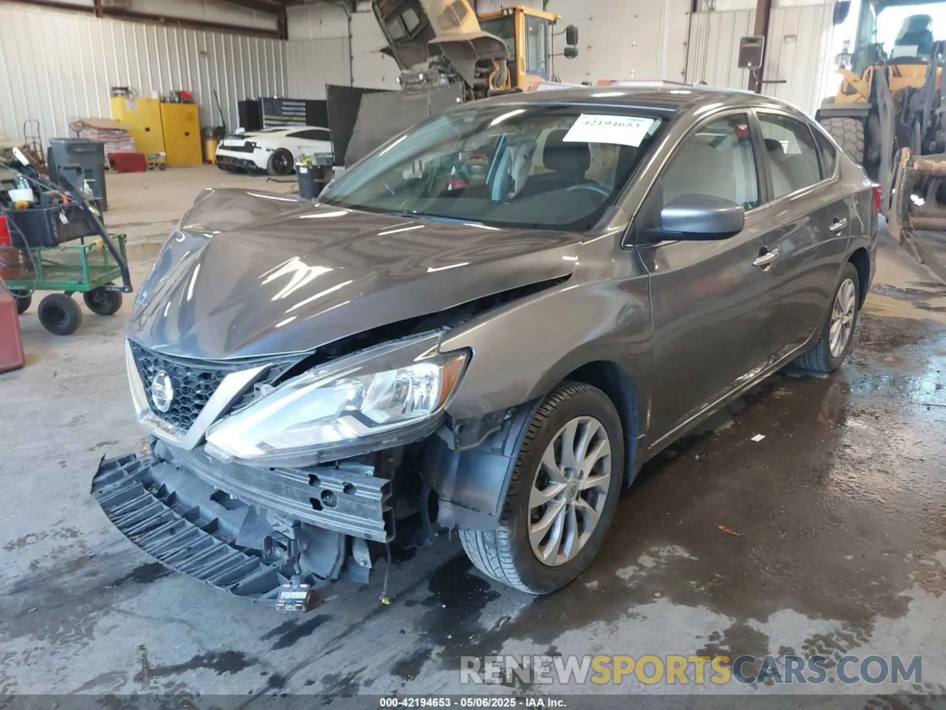 2 Photograph of a damaged car 3N1AB7AP6KY220869 NISSAN SENTRA 2019