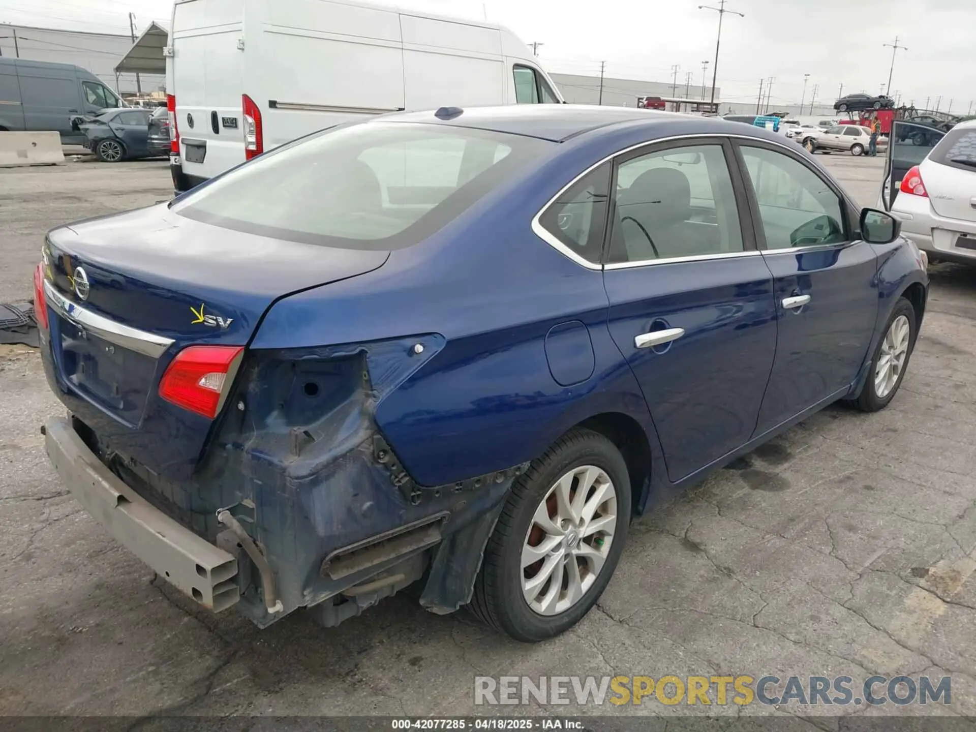 4 Photograph of a damaged car 3N1AB7AP6KY221889 NISSAN SENTRA 2019