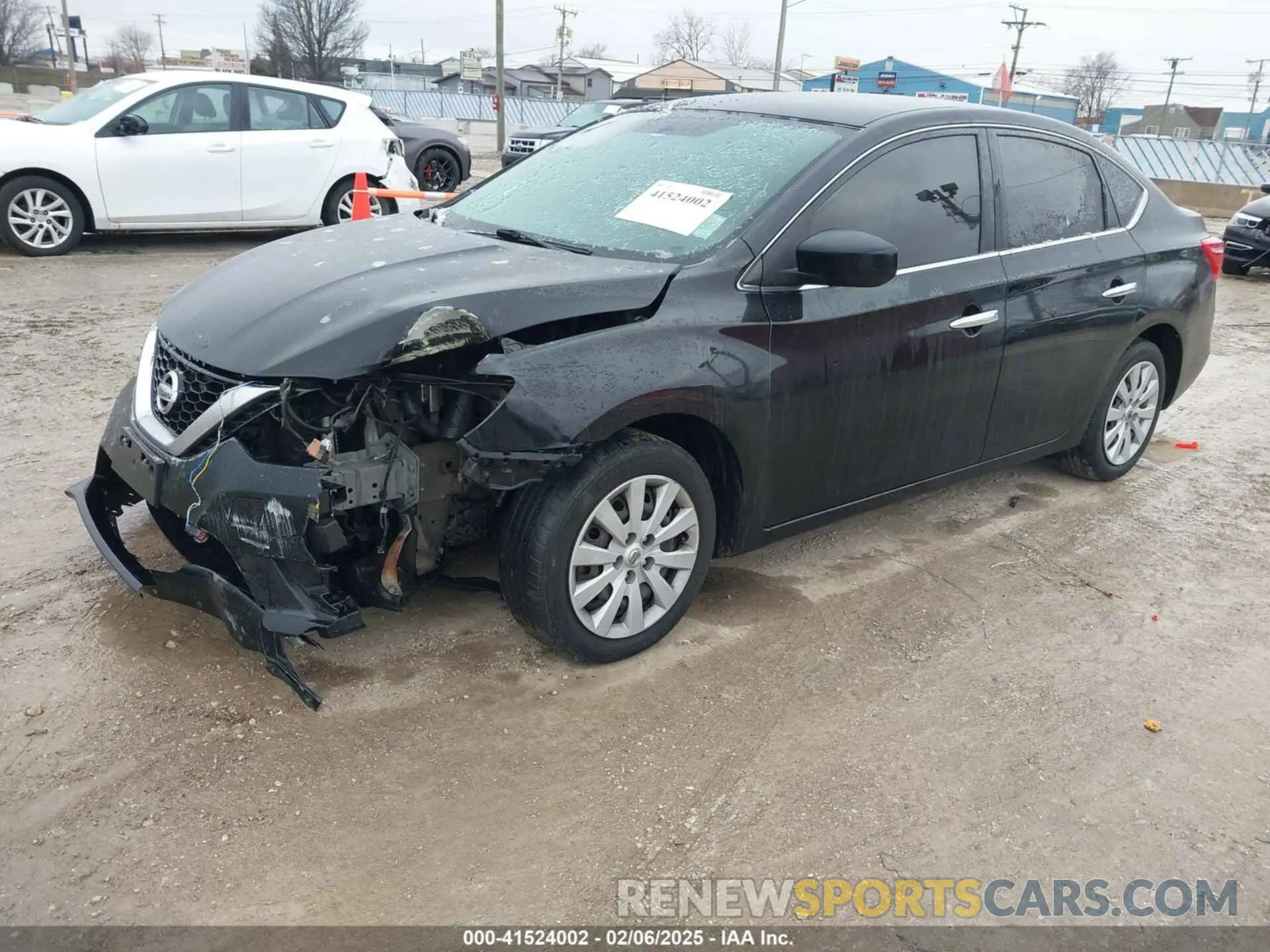 2 Photograph of a damaged car 3N1AB7AP6KY230186 NISSAN SENTRA 2019
