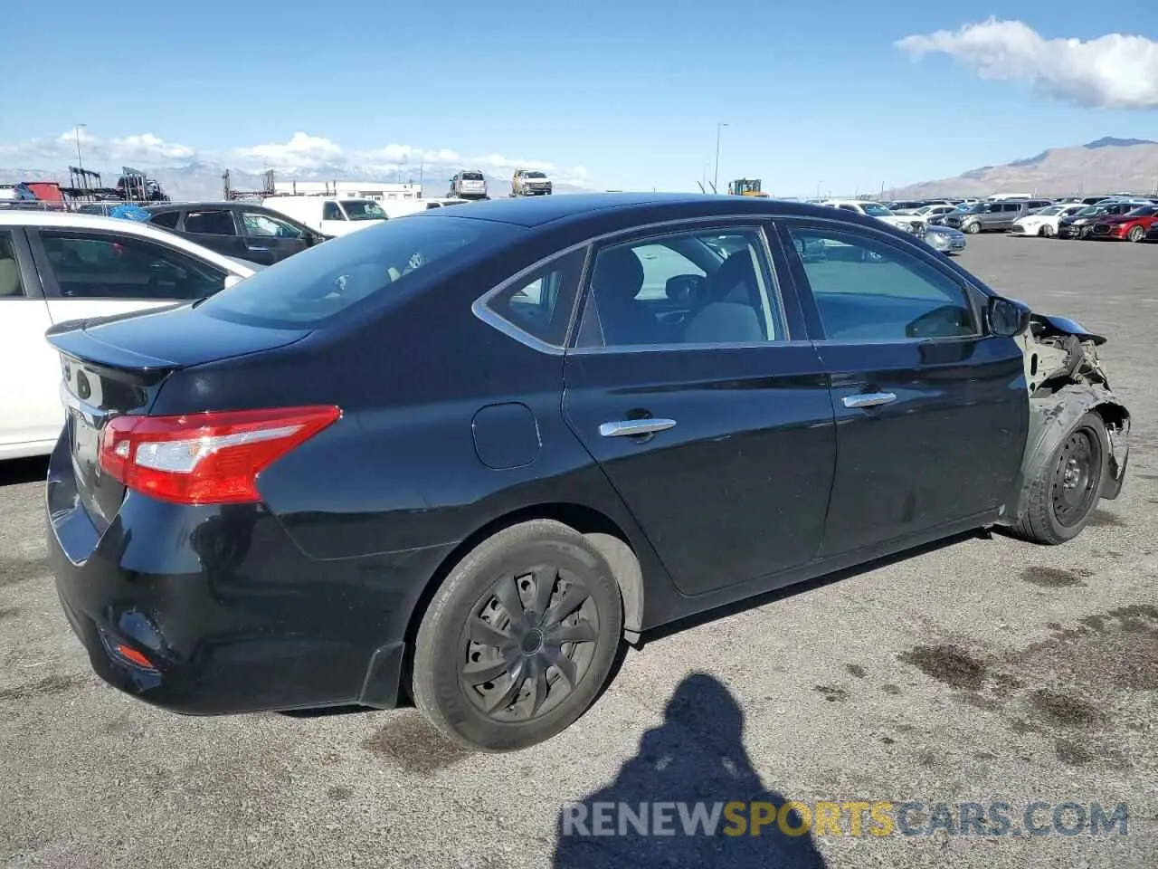 3 Photograph of a damaged car 3N1AB7AP6KY239390 NISSAN SENTRA 2019