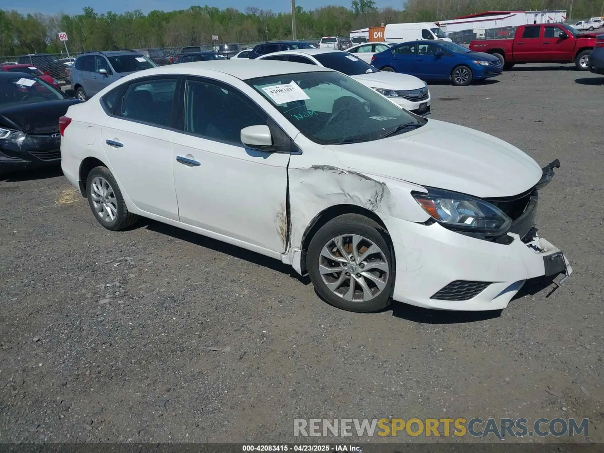1 Photograph of a damaged car 3N1AB7AP6KY239955 NISSAN SENTRA 2019