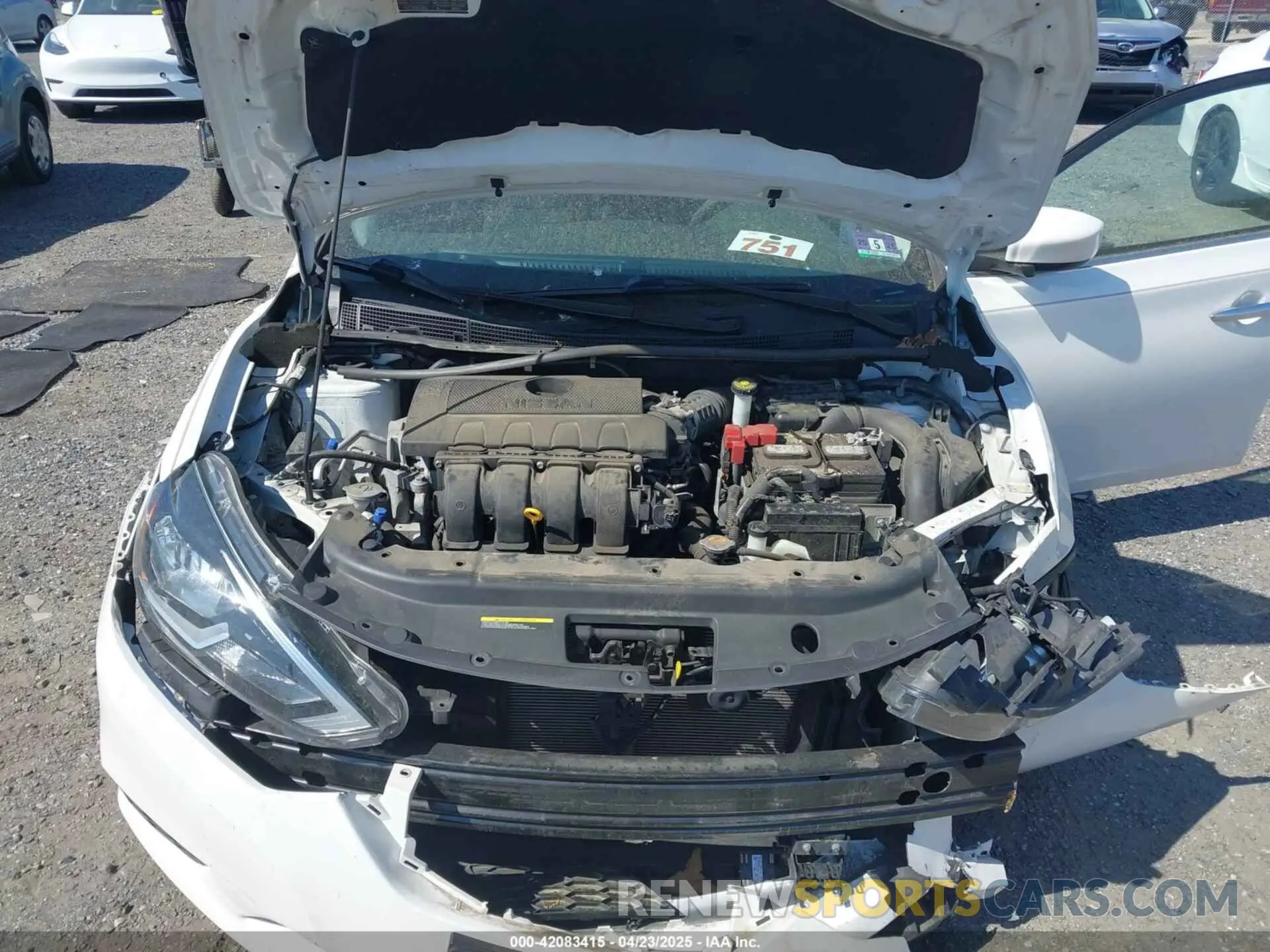 10 Photograph of a damaged car 3N1AB7AP6KY239955 NISSAN SENTRA 2019