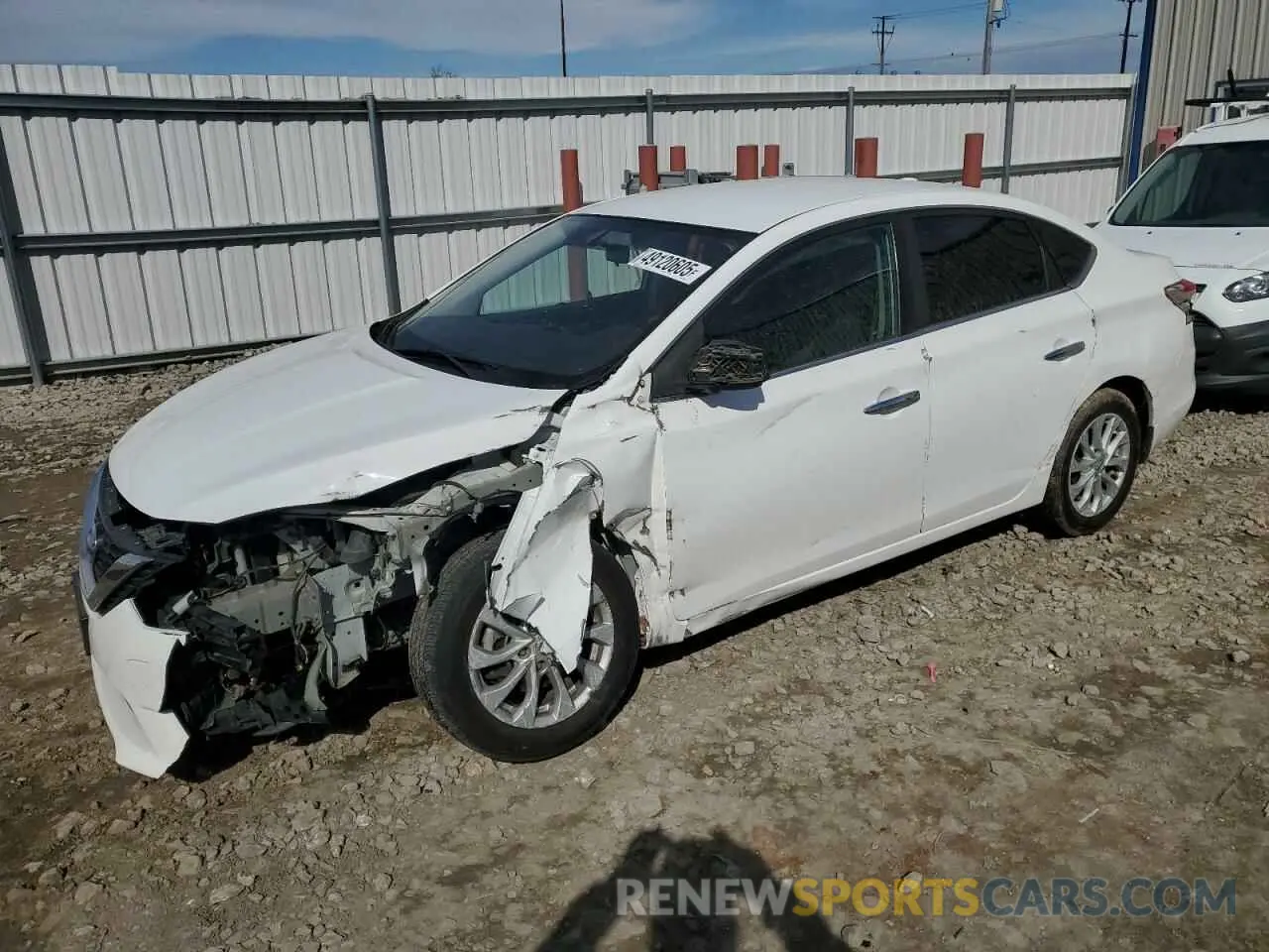 1 Photograph of a damaged car 3N1AB7AP6KY241883 NISSAN SENTRA 2019