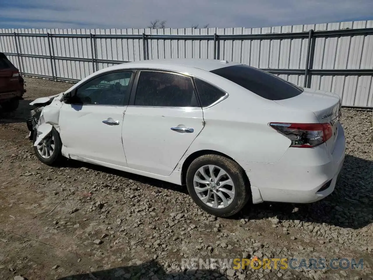 2 Photograph of a damaged car 3N1AB7AP6KY241883 NISSAN SENTRA 2019