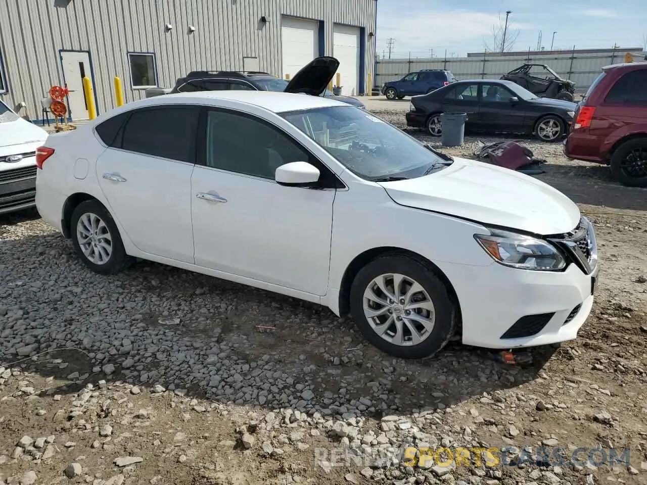 4 Photograph of a damaged car 3N1AB7AP6KY241883 NISSAN SENTRA 2019