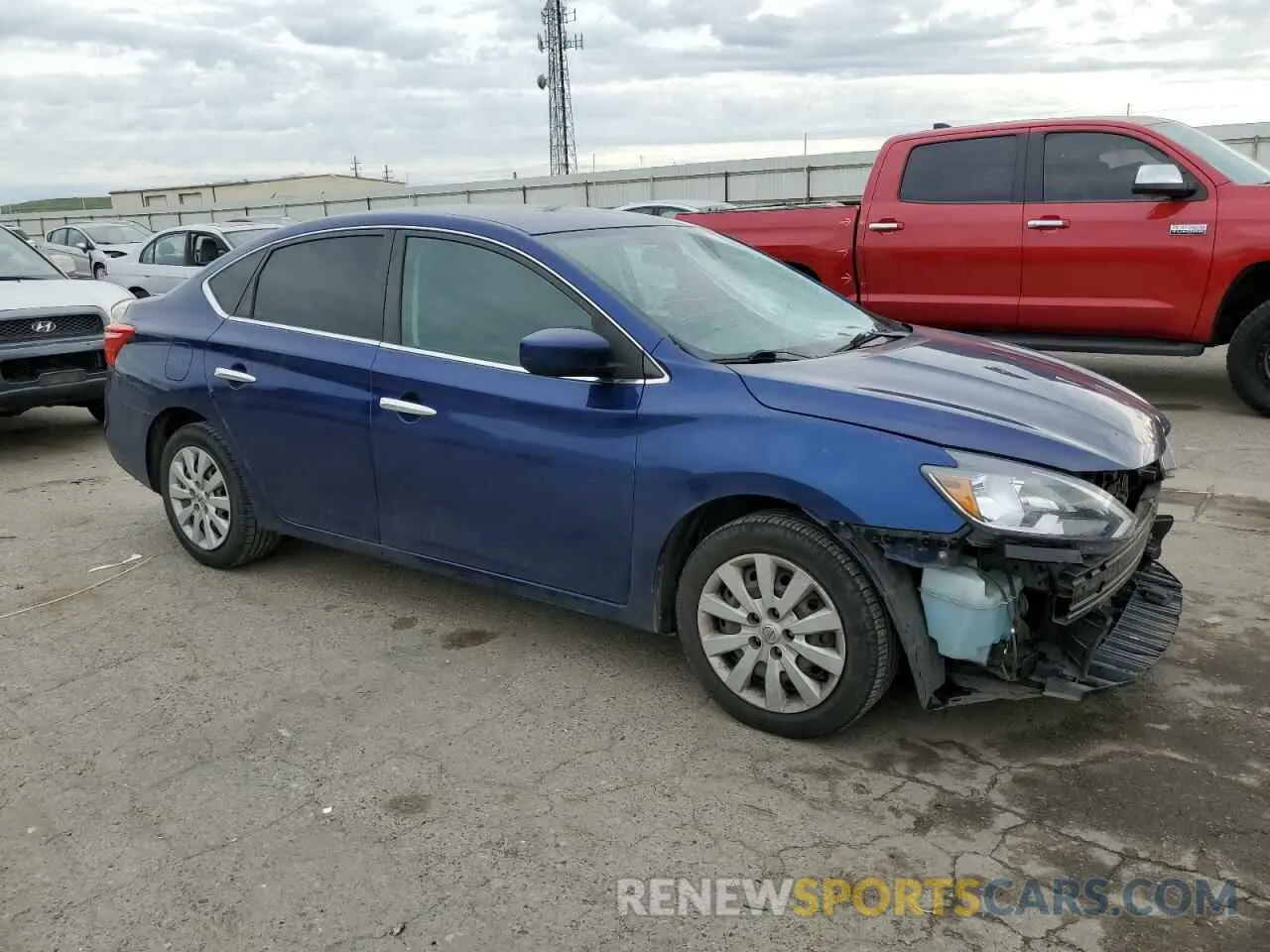 4 Photograph of a damaged car 3N1AB7AP6KY246484 NISSAN SENTRA 2019