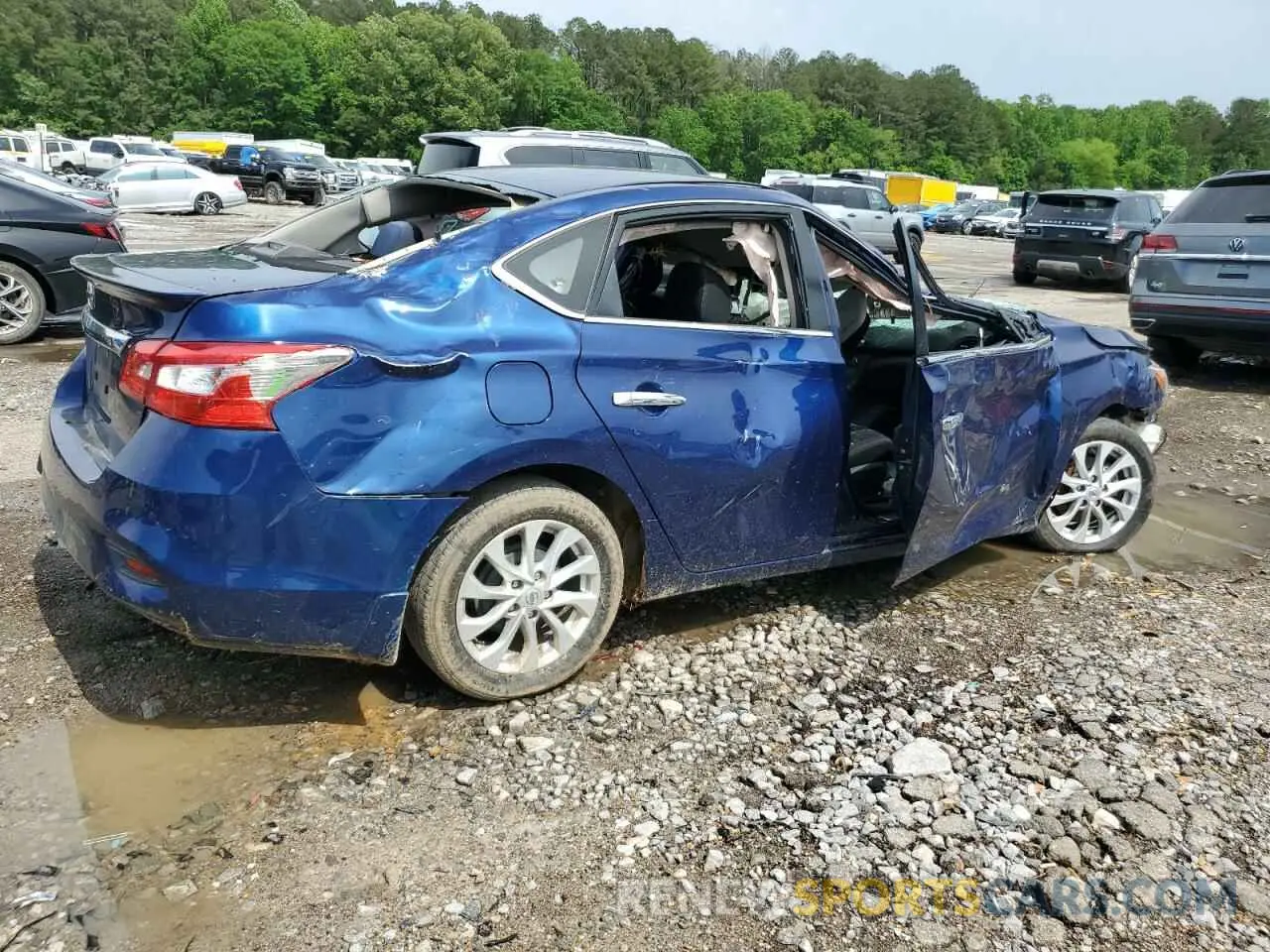 3 Photograph of a damaged car 3N1AB7AP6KY256271 NISSAN SENTRA 2019