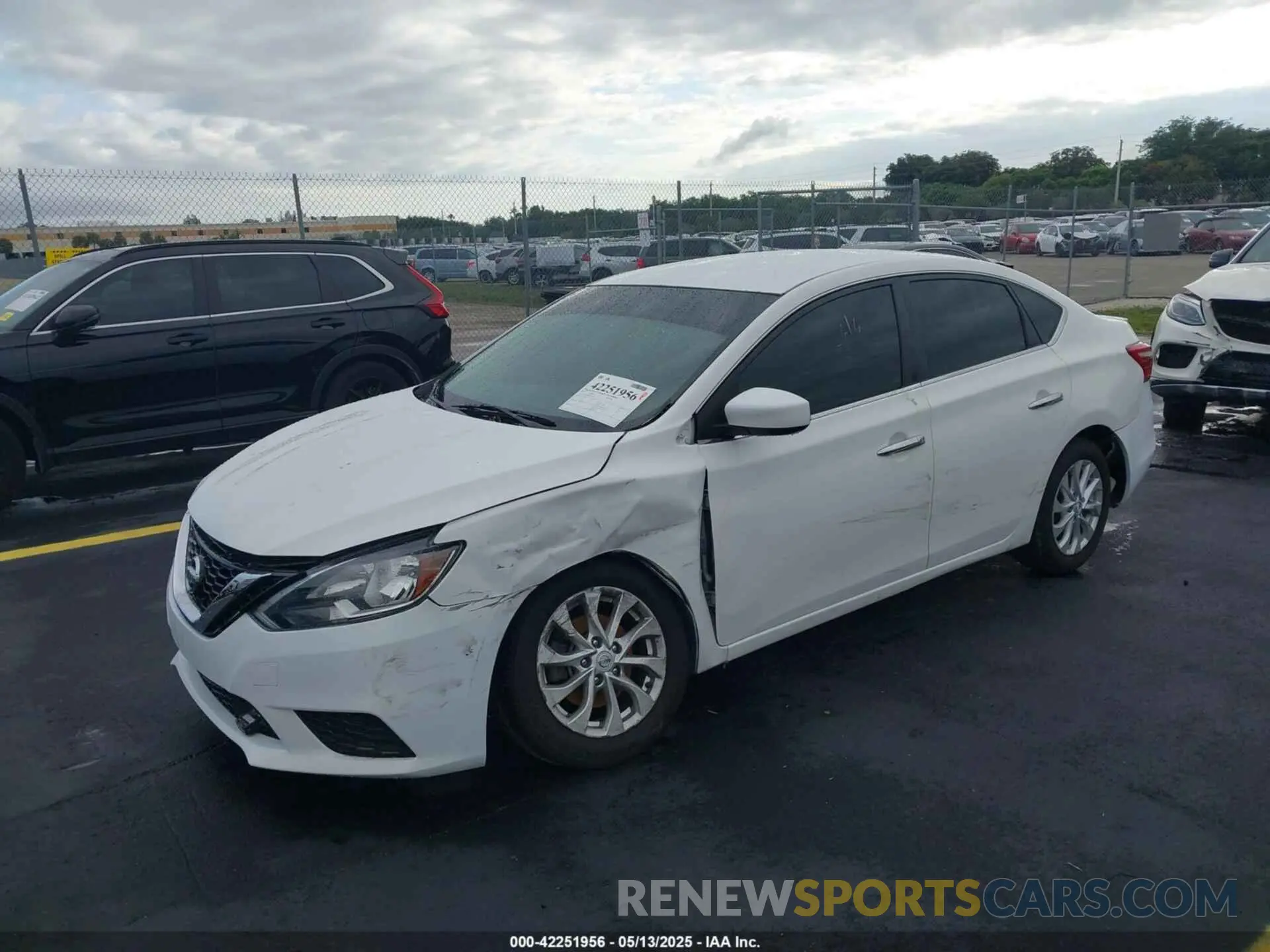 2 Photograph of a damaged car 3N1AB7AP6KY261454 NISSAN SENTRA 2019