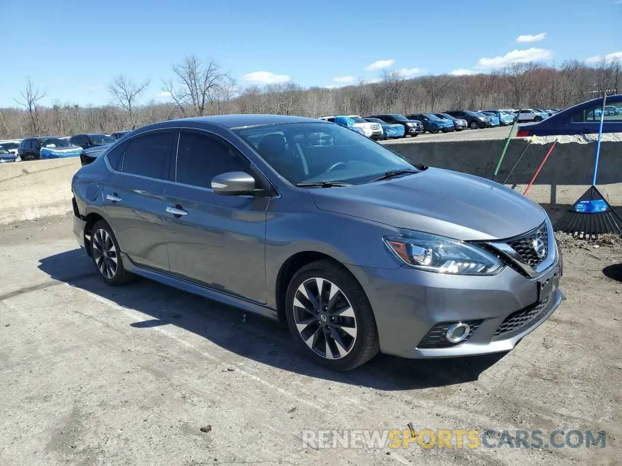 4 Photograph of a damaged car 3N1AB7AP6KY262040 NISSAN SENTRA 2019
