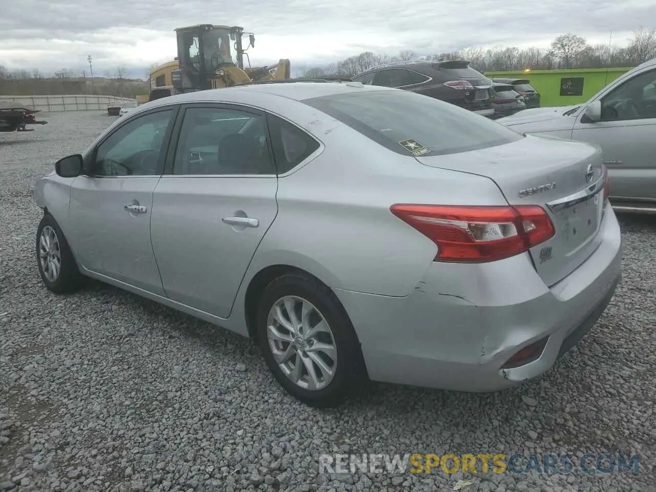 2 Photograph of a damaged car 3N1AB7AP6KY270400 NISSAN SENTRA 2019