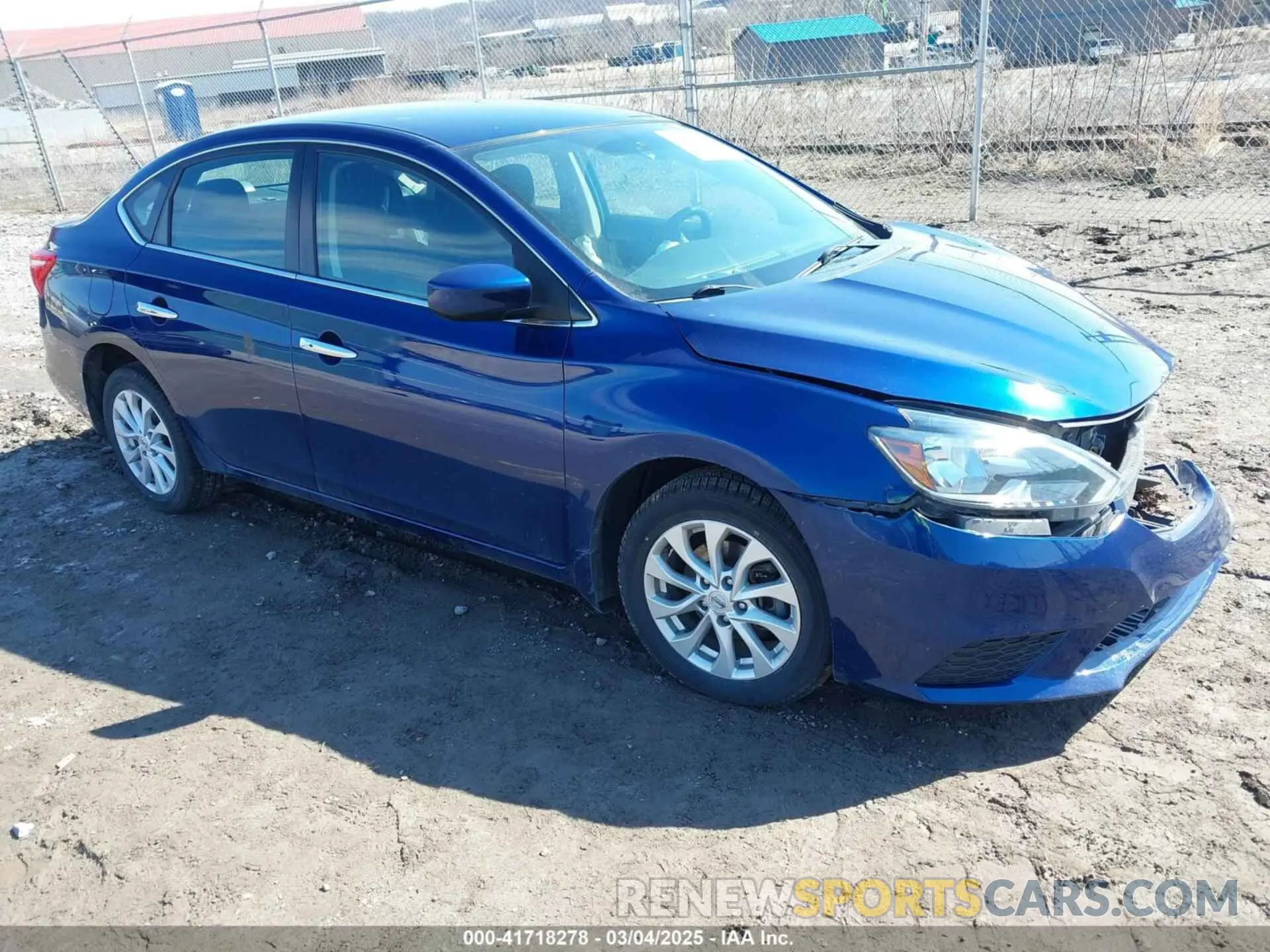 1 Photograph of a damaged car 3N1AB7AP6KY274205 NISSAN SENTRA 2019