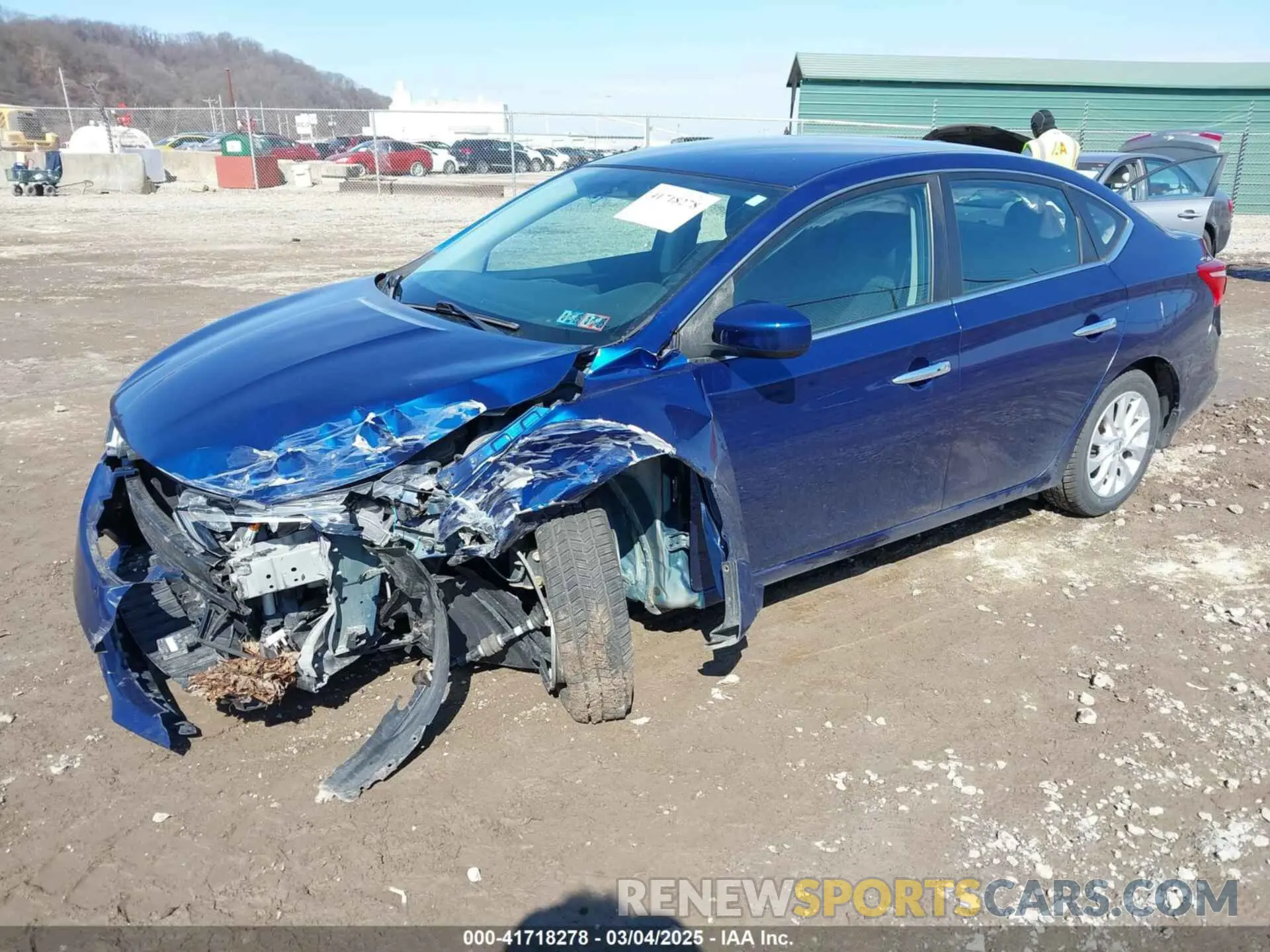 2 Photograph of a damaged car 3N1AB7AP6KY274205 NISSAN SENTRA 2019