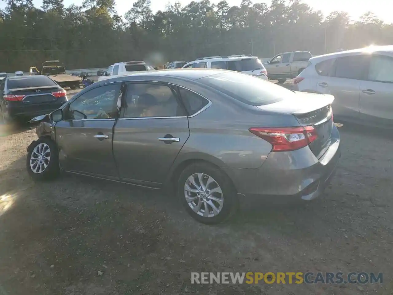 2 Photograph of a damaged car 3N1AB7AP6KY274978 NISSAN SENTRA 2019