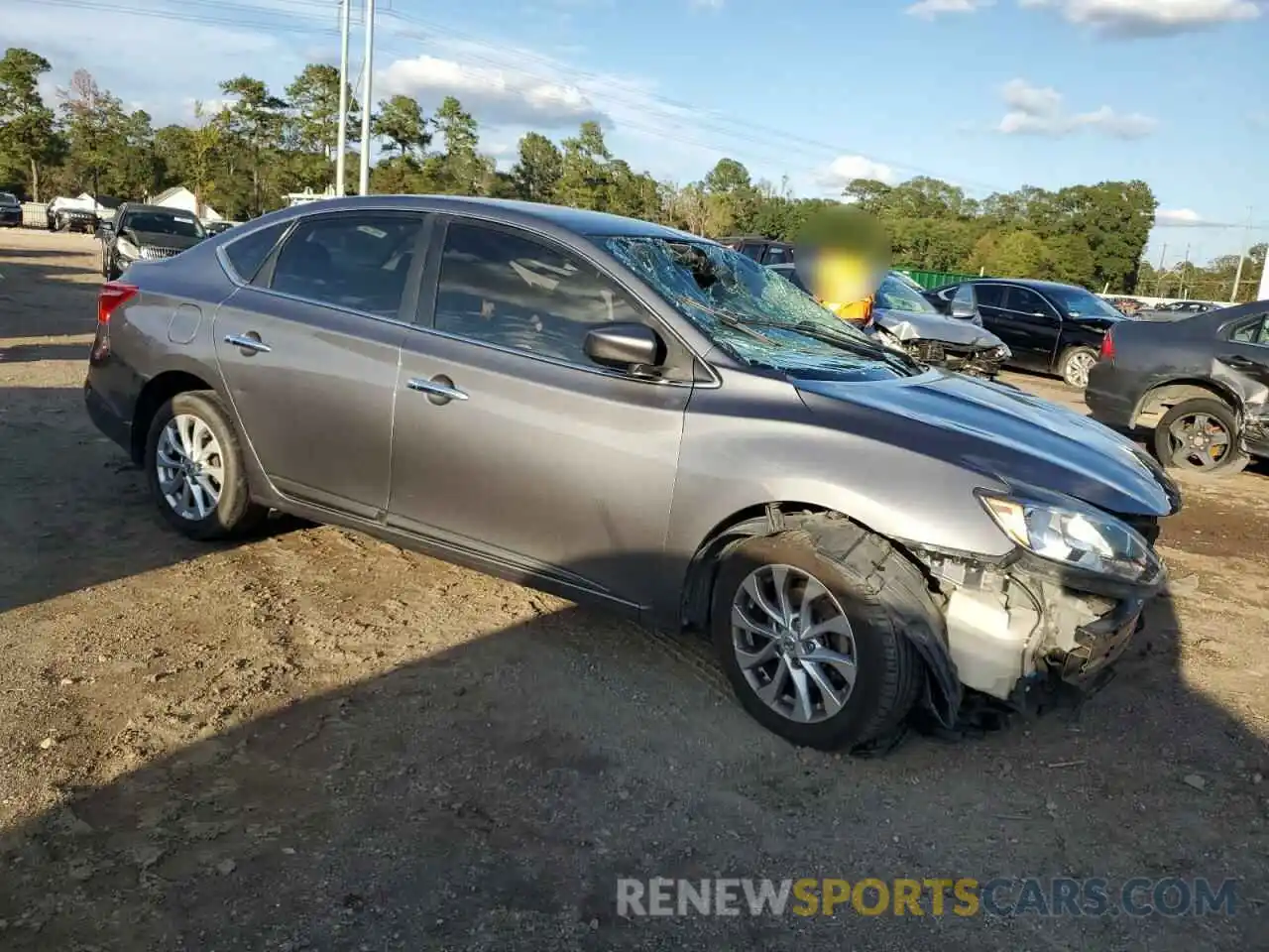 4 Photograph of a damaged car 3N1AB7AP6KY274978 NISSAN SENTRA 2019