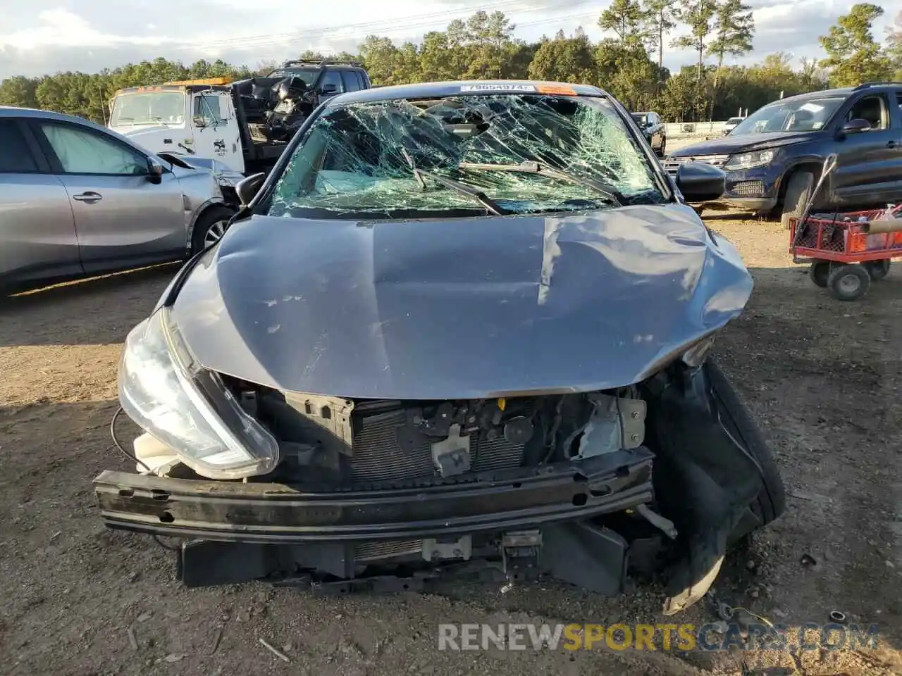 5 Photograph of a damaged car 3N1AB7AP6KY274978 NISSAN SENTRA 2019