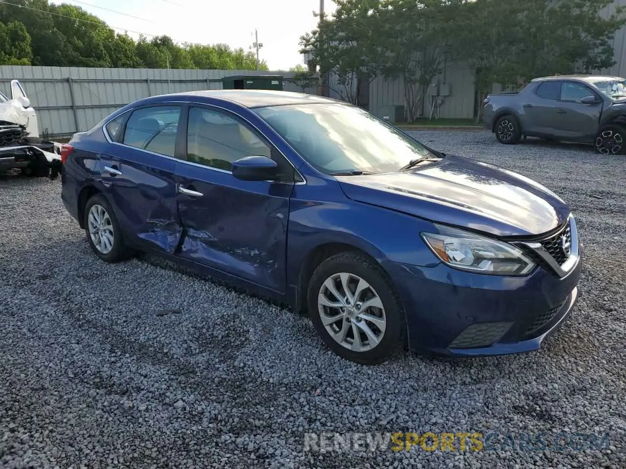 4 Photograph of a damaged car 3N1AB7AP6KY275435 NISSAN SENTRA 2019