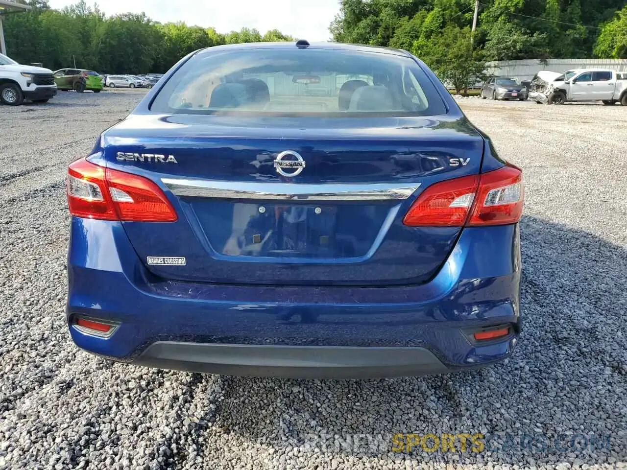 6 Photograph of a damaged car 3N1AB7AP6KY275435 NISSAN SENTRA 2019