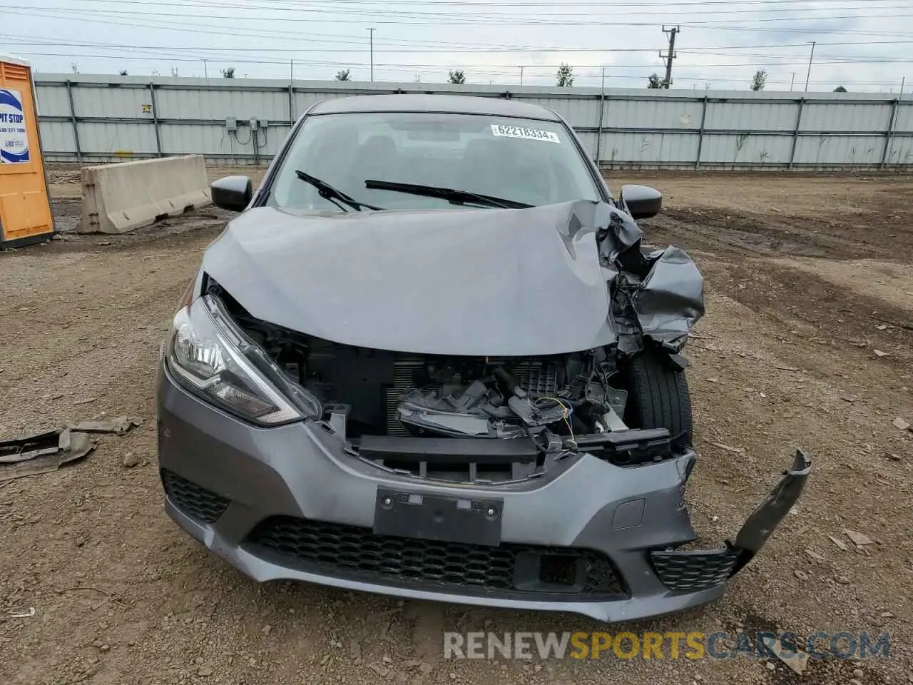 5 Photograph of a damaged car 3N1AB7AP6KY276925 NISSAN SENTRA 2019